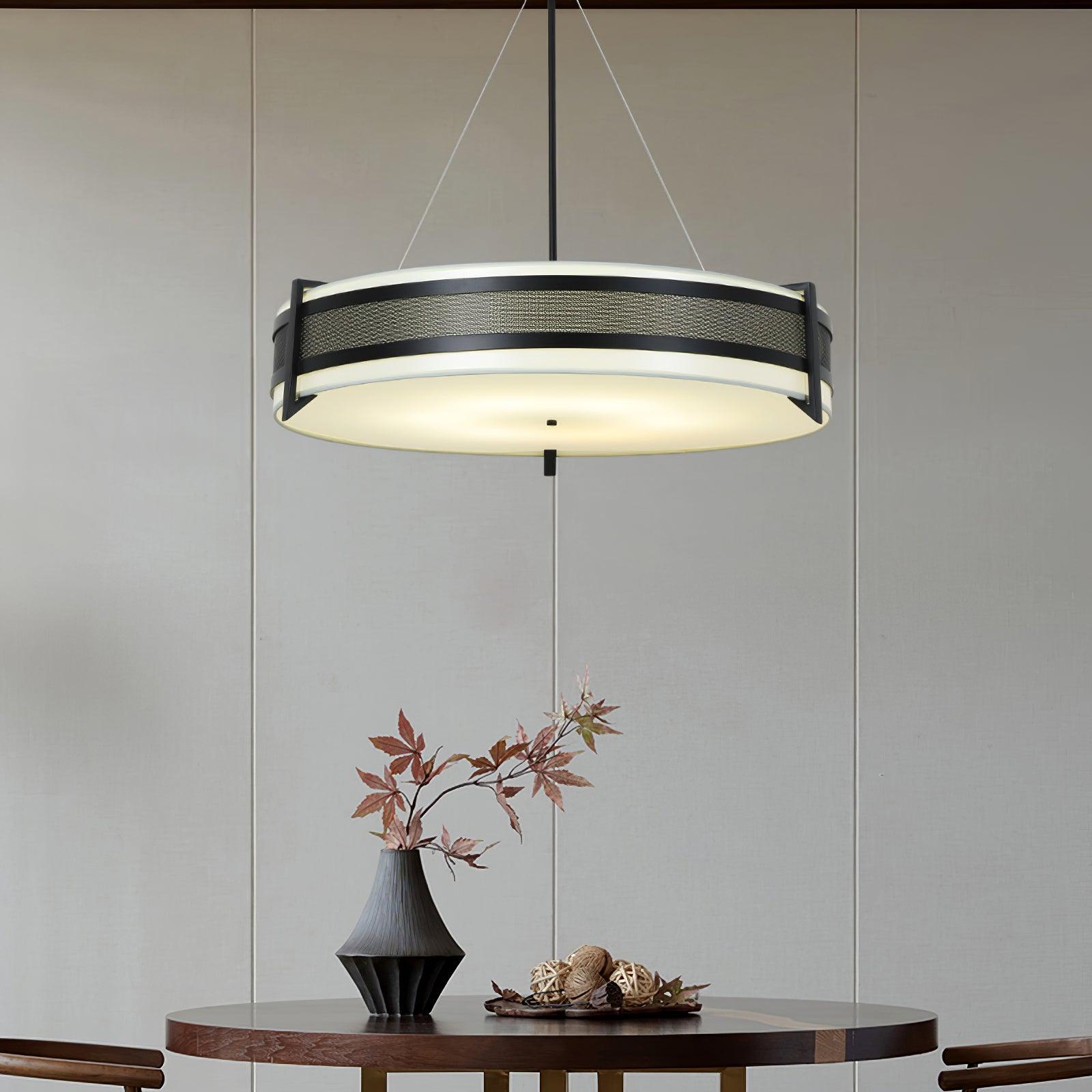 Lustra Kronleuchter Pedesina Schwarz Mesh LED-Letslighting