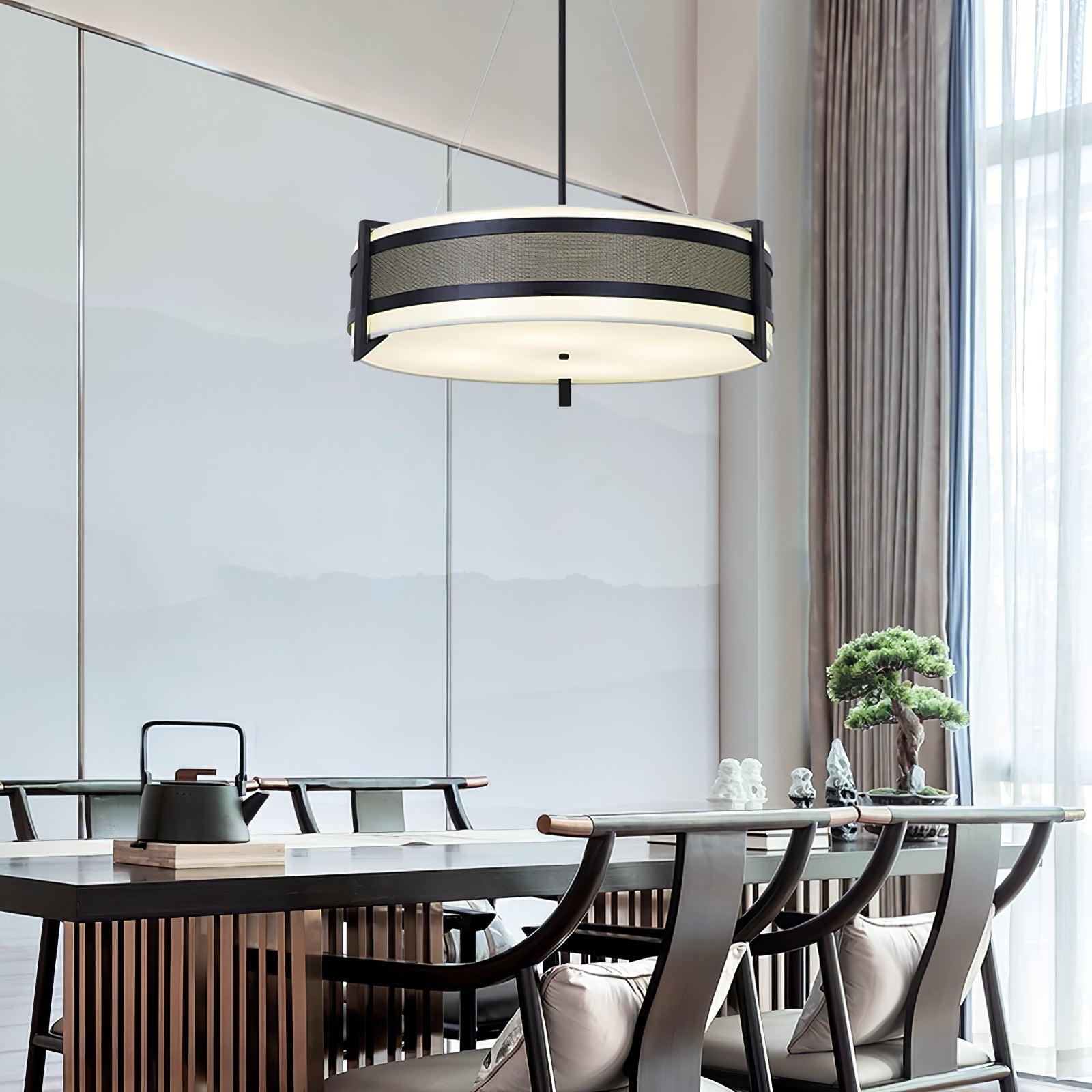 Lustra Kronleuchter Pedesina Schwarz Mesh LED-Letslighting