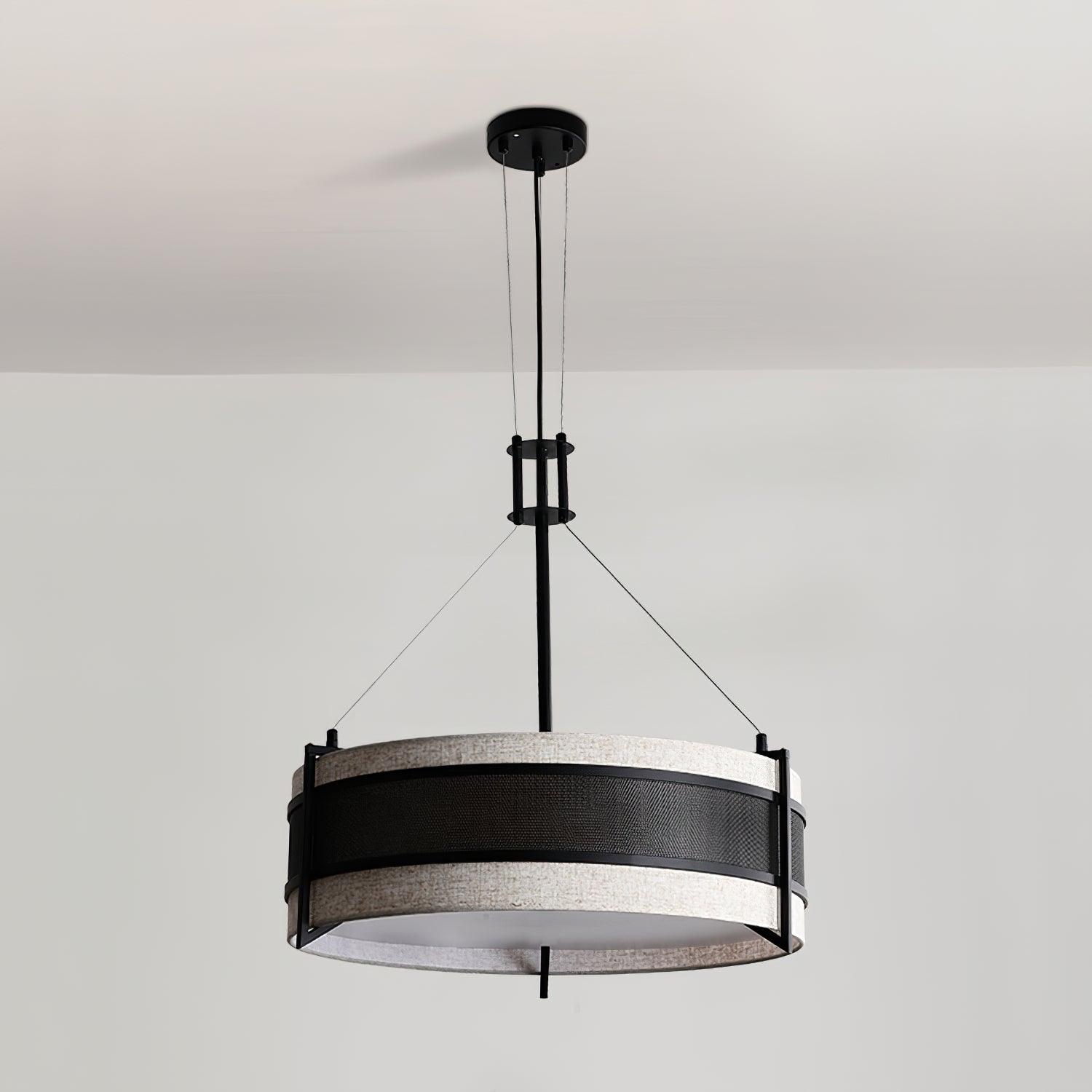 Lustra Kronleuchter Pedesina Schwarz Mesh LED-Letslighting