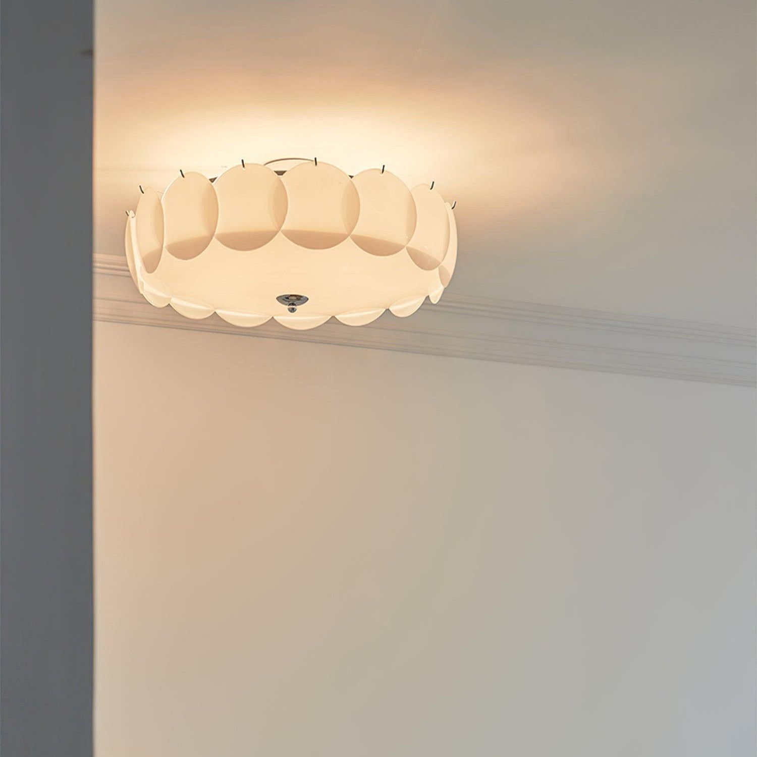 Meiho Blütenblatt-Muschel-Deckenleuchte