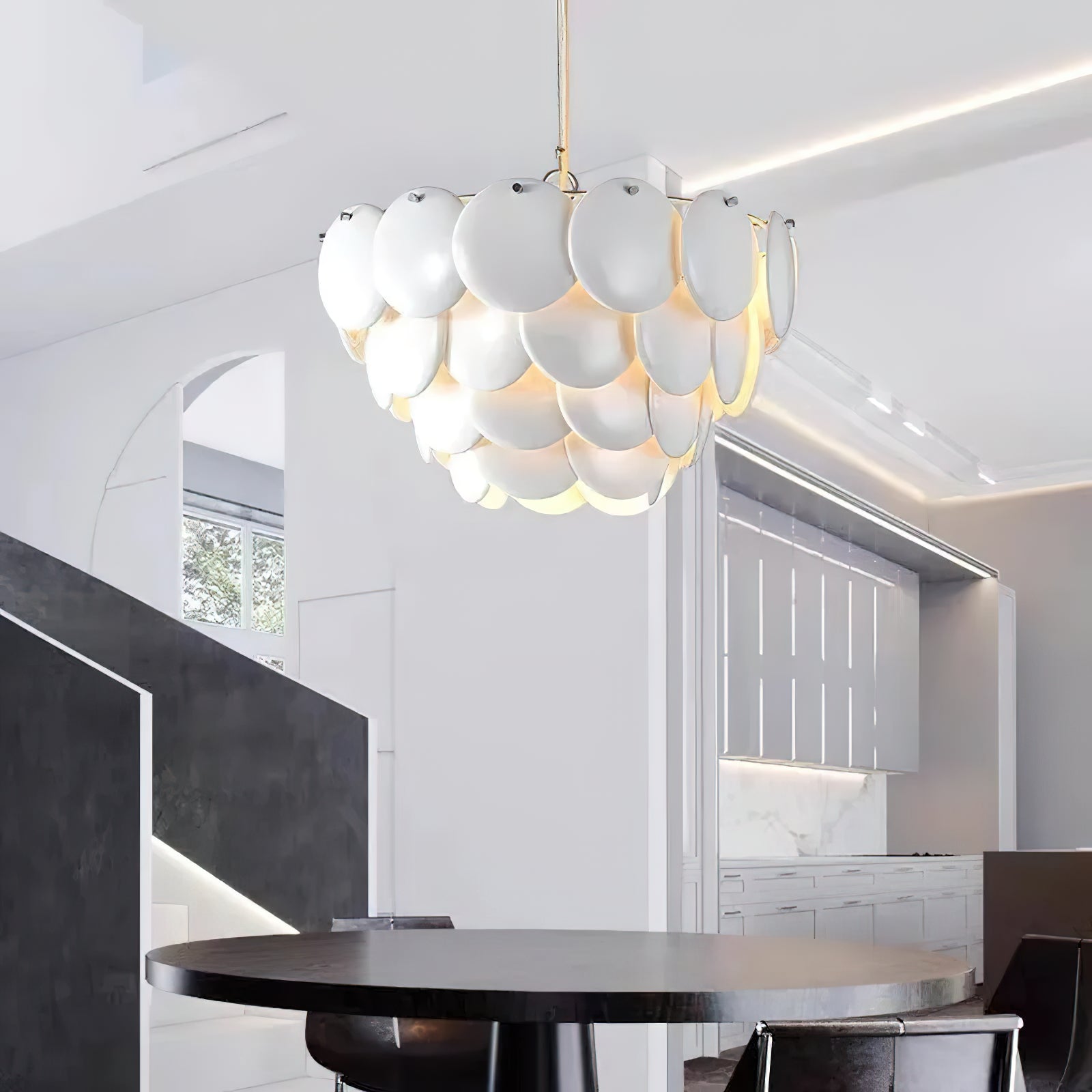 Coshael Postmoderne Luxus Keramik Kronleuchter-Letslighting