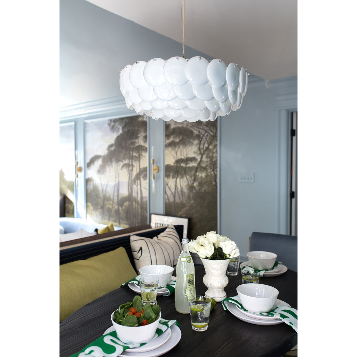 Coshael Postmoderne Luxus Keramik Kronleuchter-Letslighting