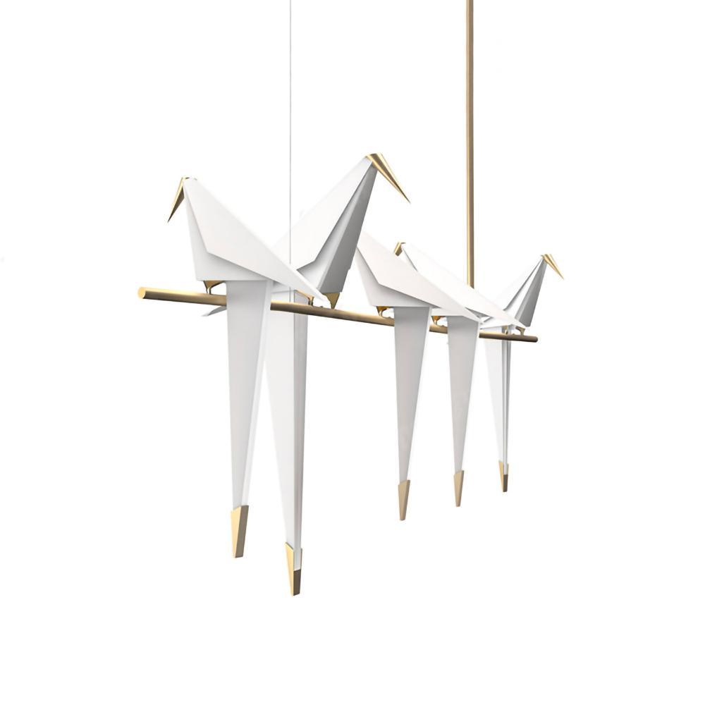 Paper Crane Bird LED Chandelier - Blowlighting