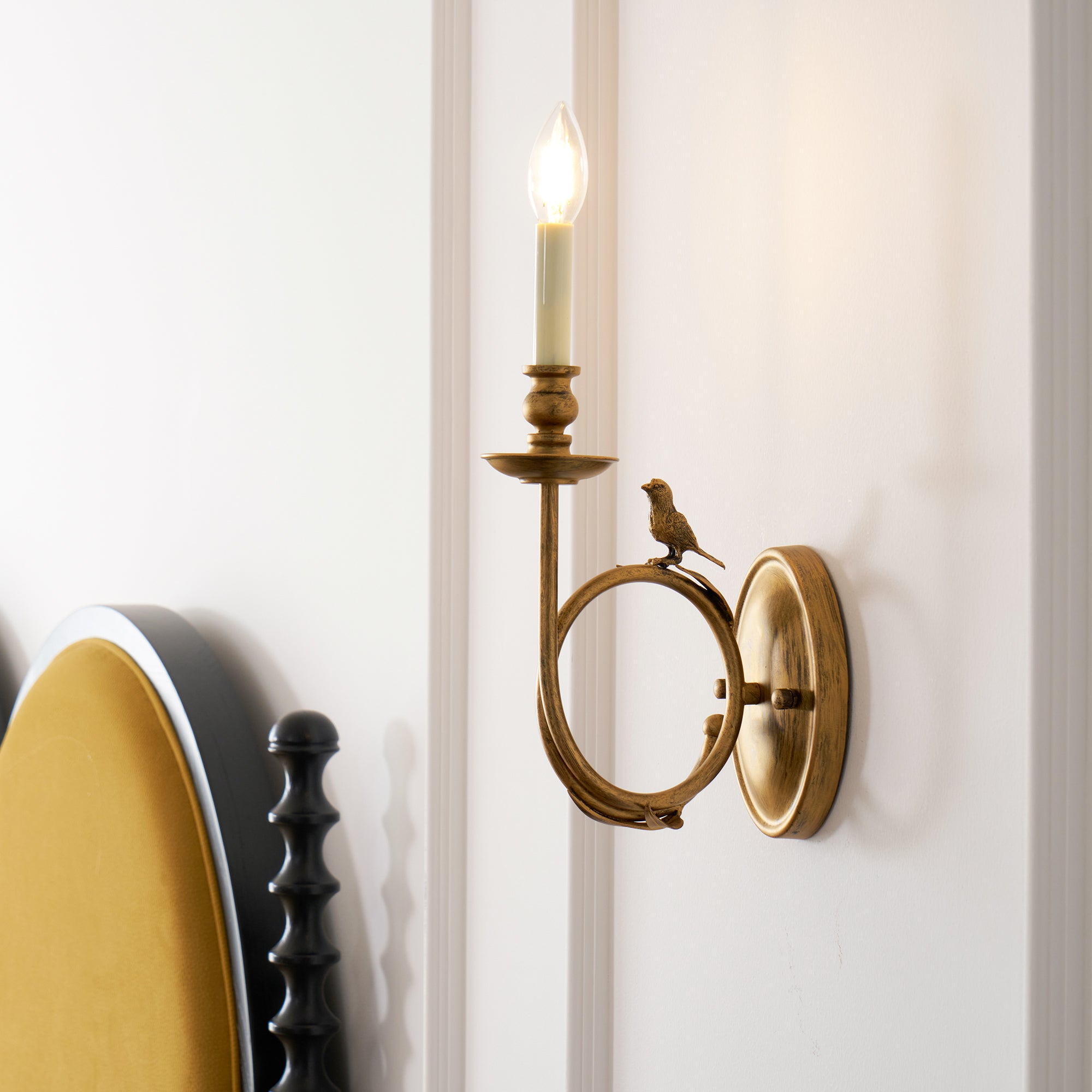Utheara Vintage Industrielle Vogel Wandleuchte-Letslighting