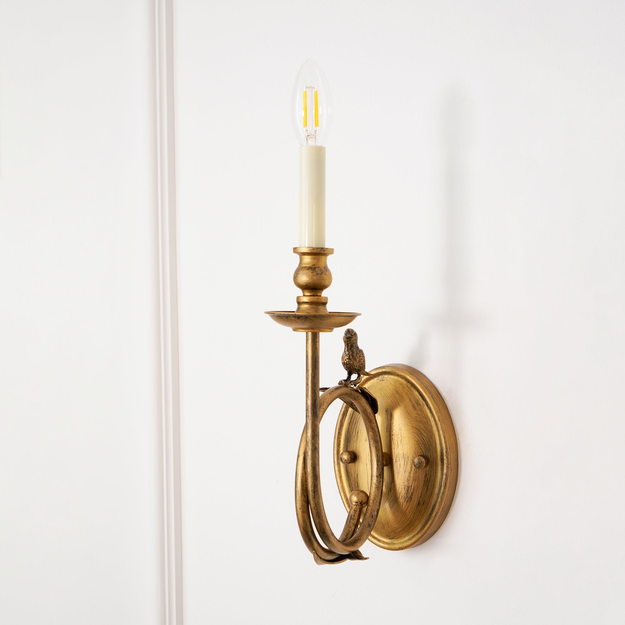 Utheara Vintage Industrielle Vogel Wandleuchte-Letslighting