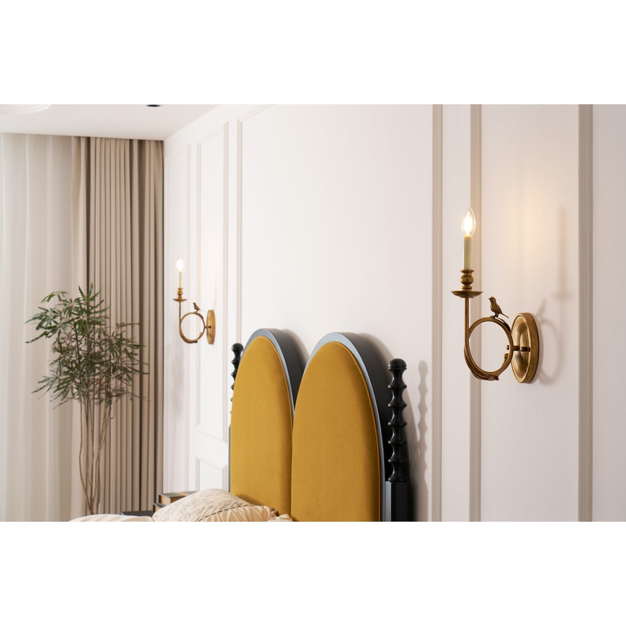 Utheara Vintage Industrielle Vogel Wandleuchte-Letslighting