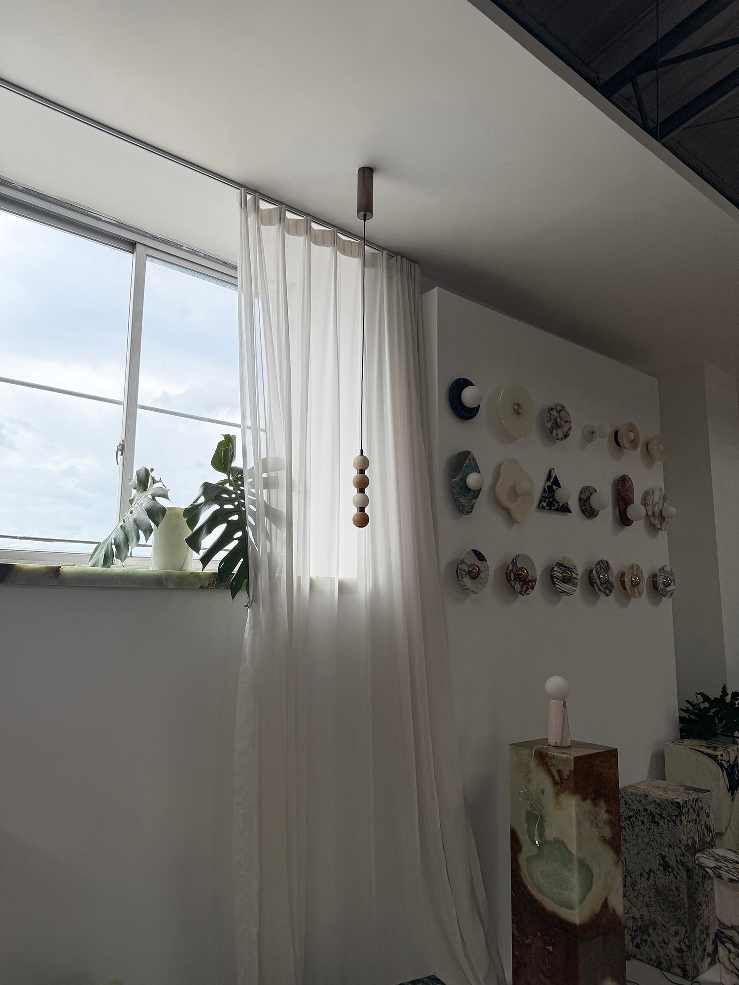 Ulshae Modern Minimalist Art Marble Pendant Lamp - Letslighting