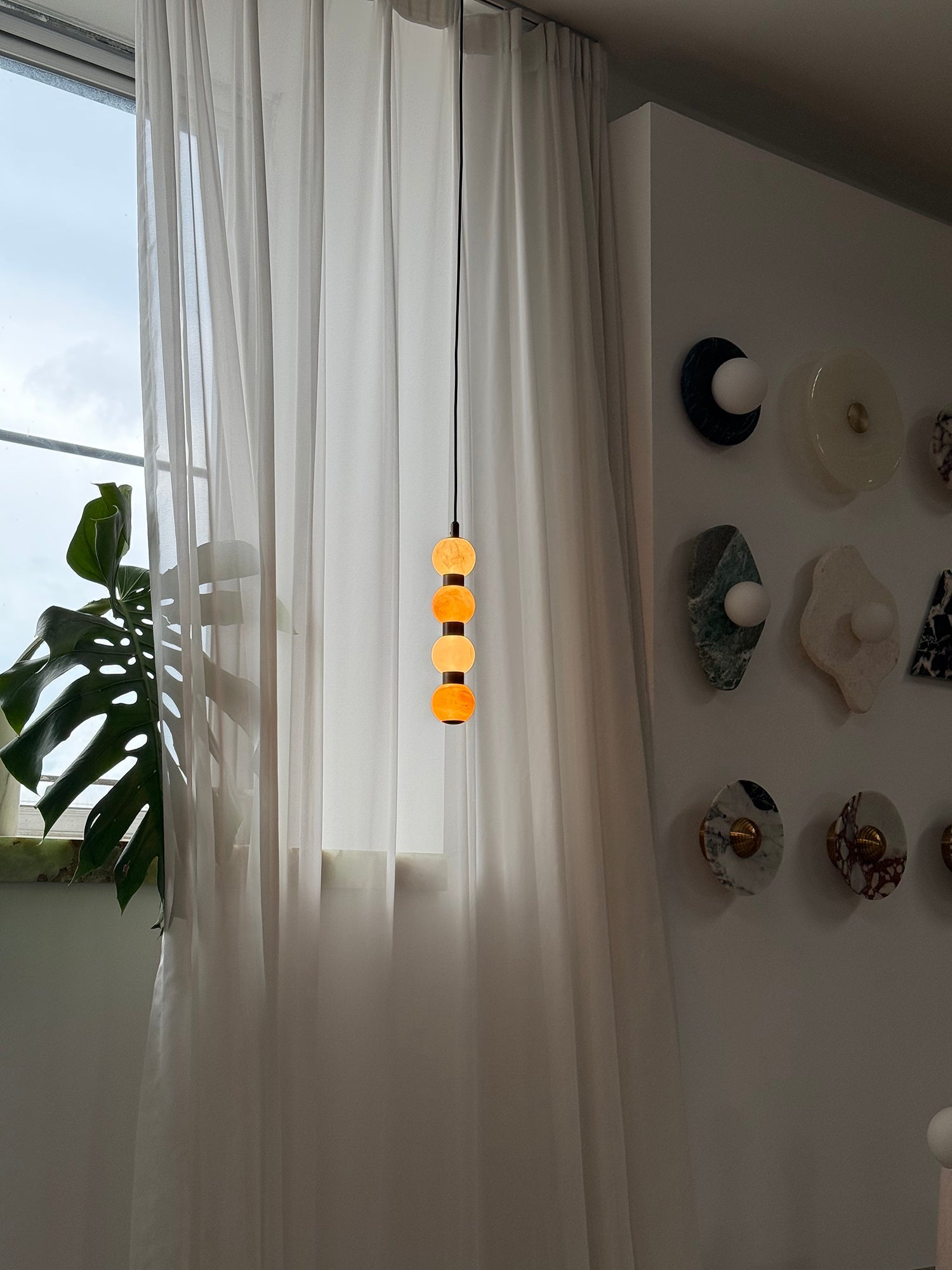 Ulshae Modern Minimalist Art Marble Pendant Lamp - Letslighting