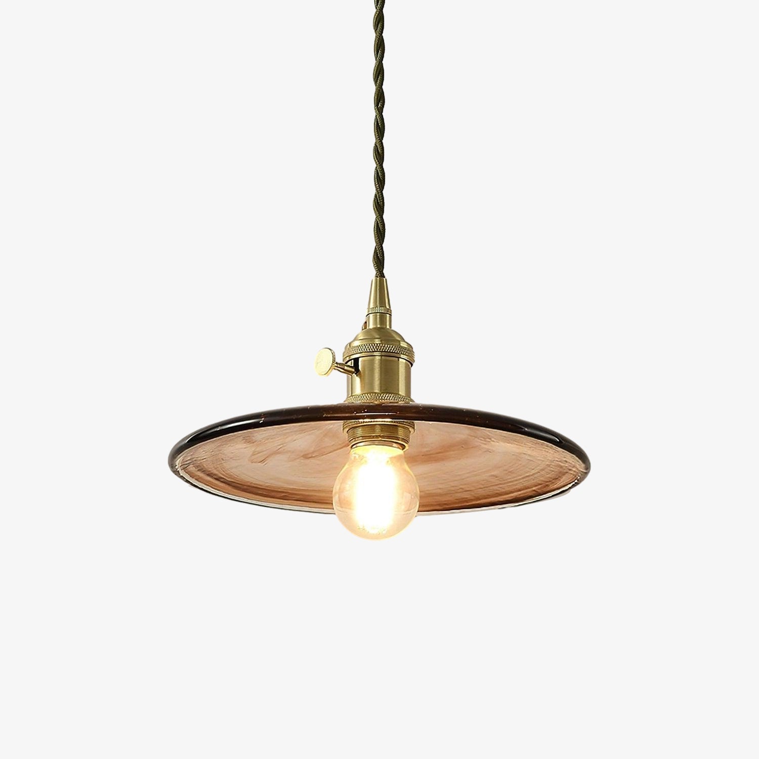 Sage Vintage Glass Pendant Light - Blowlighting
