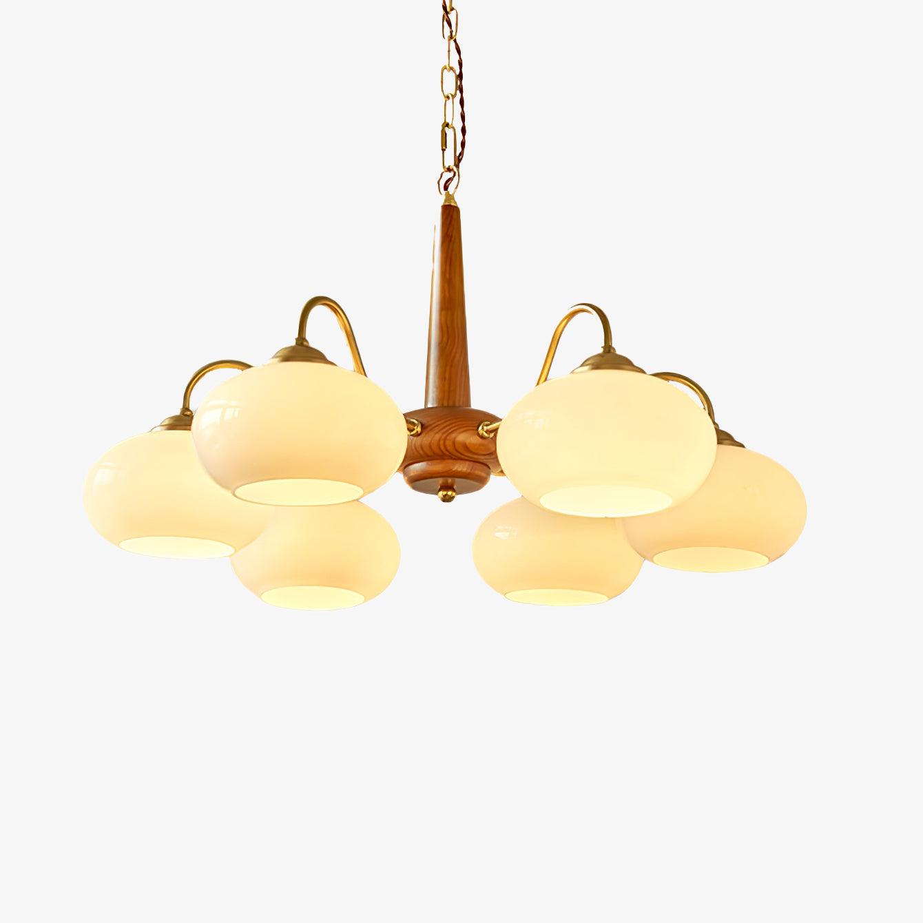 Persimmon Chandelier - Blowlighting