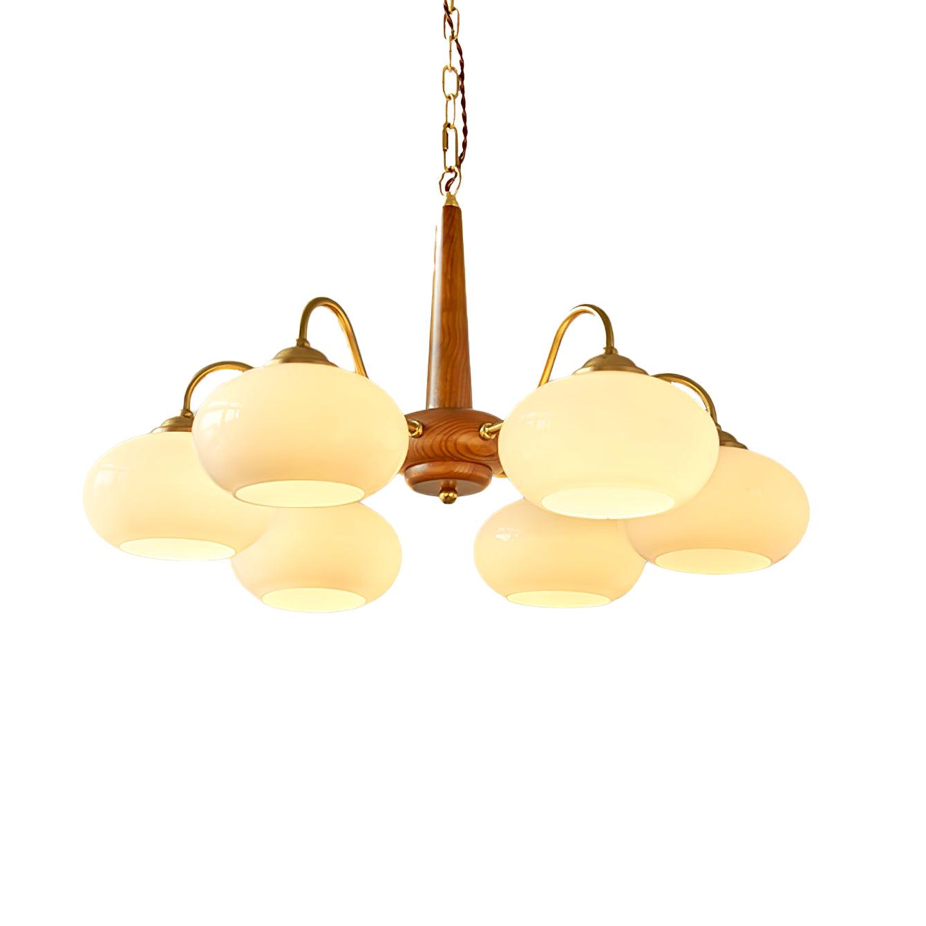 Persimmon Chandelier - Blowlighting