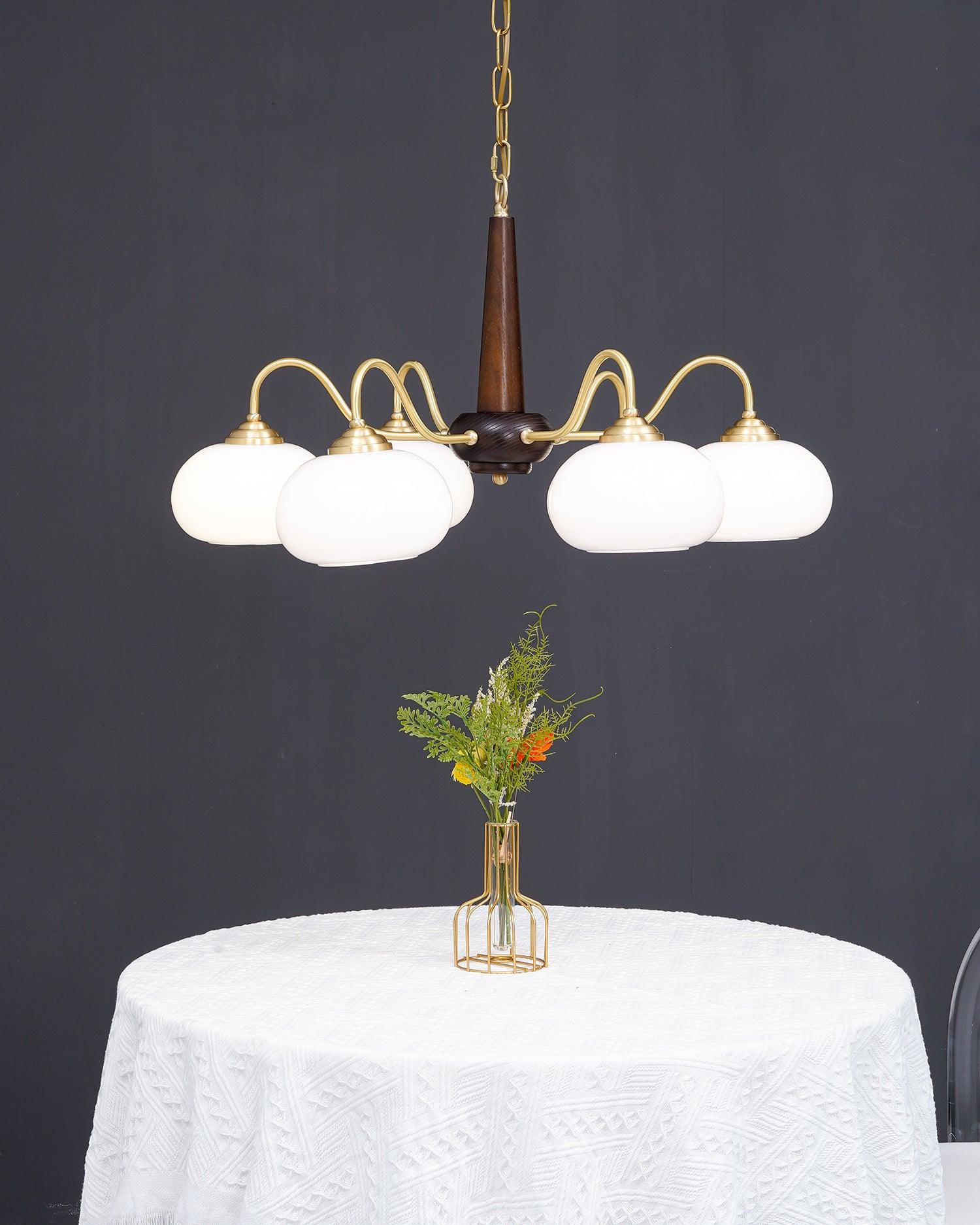 Persimmon Chandelier - Blowlighting