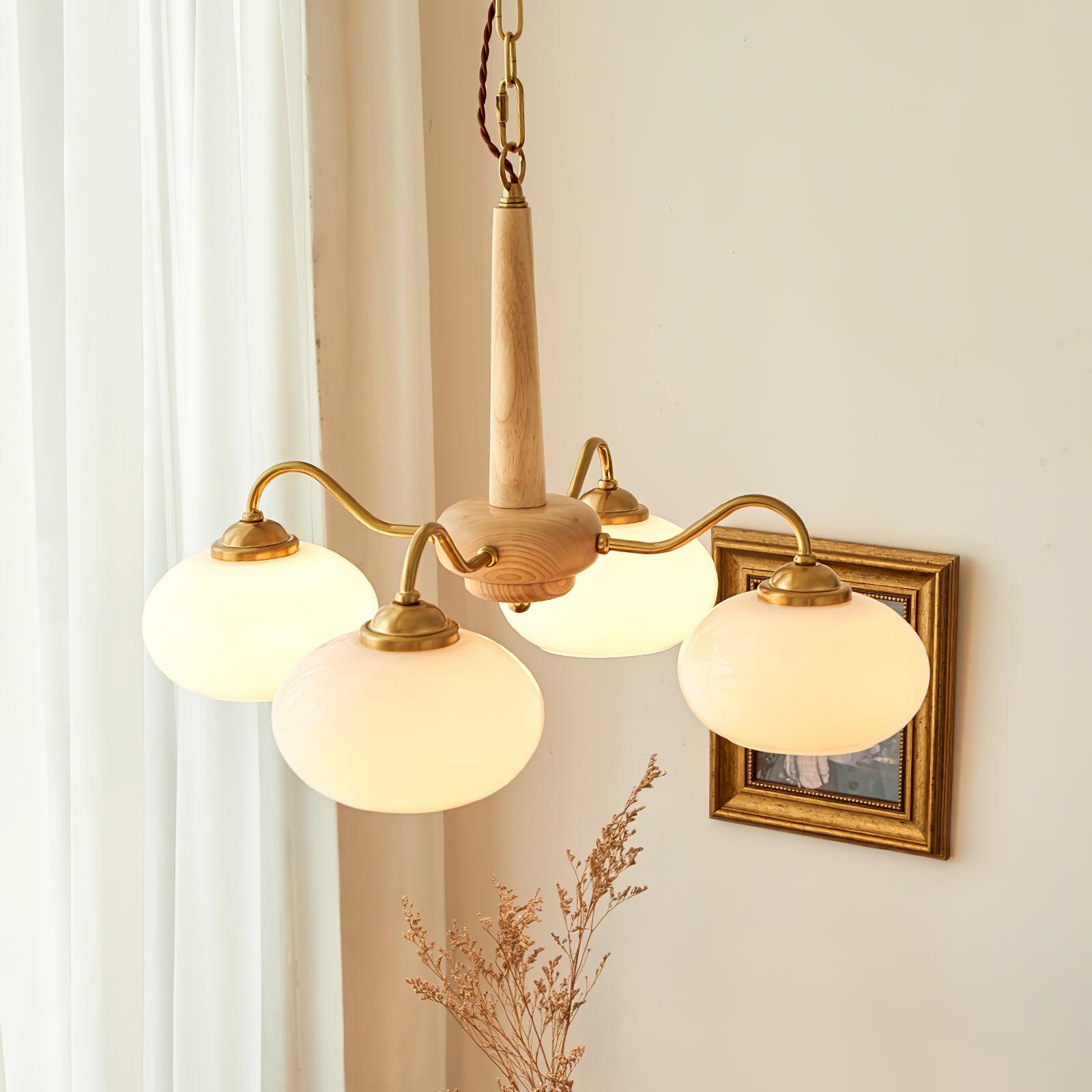 Persimmon Chandelier - Blowlighting
