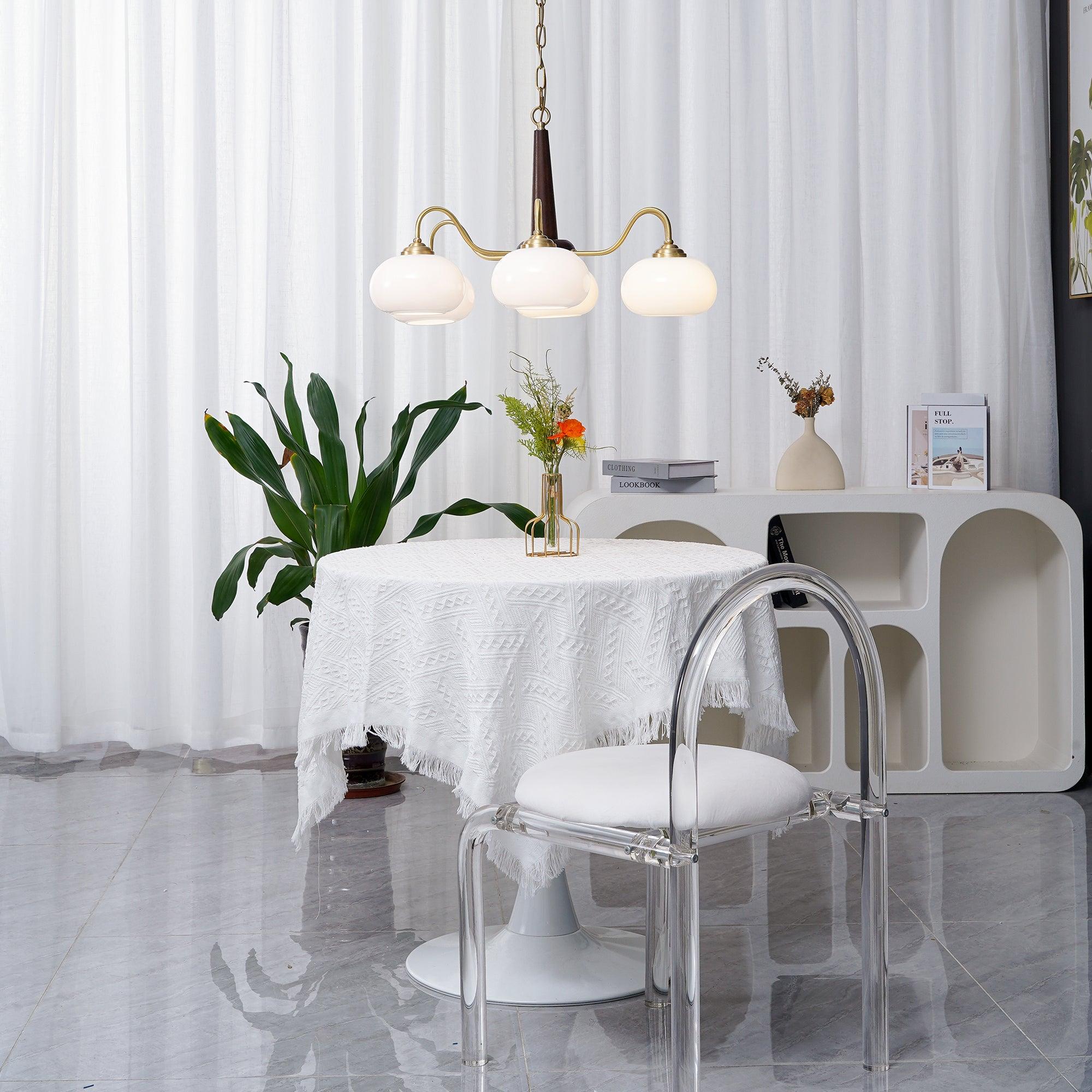 Persimmon Chandelier - Blowlighting