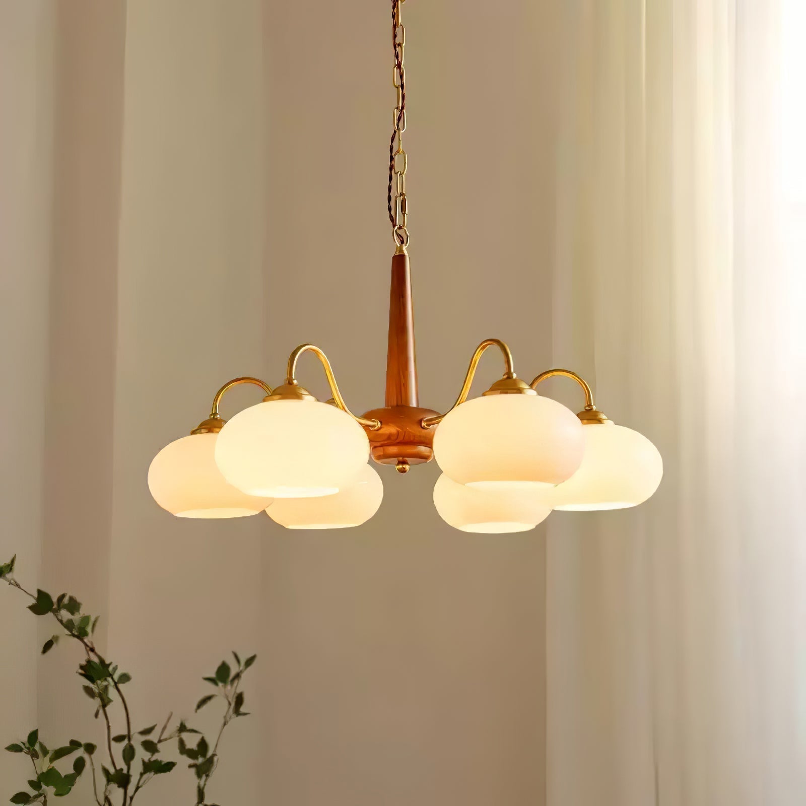 Persimmon Chandelier - Blowlighting