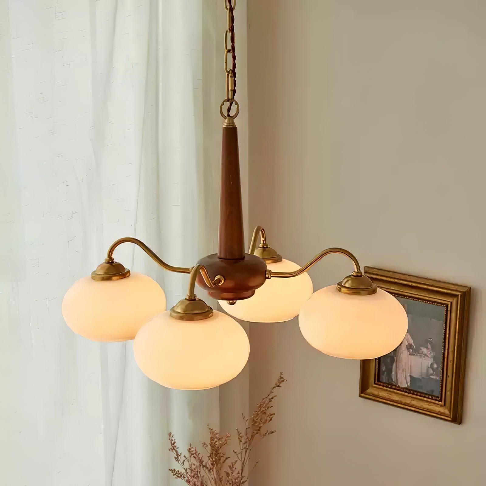 Persimmon Chandelier - Blowlighting