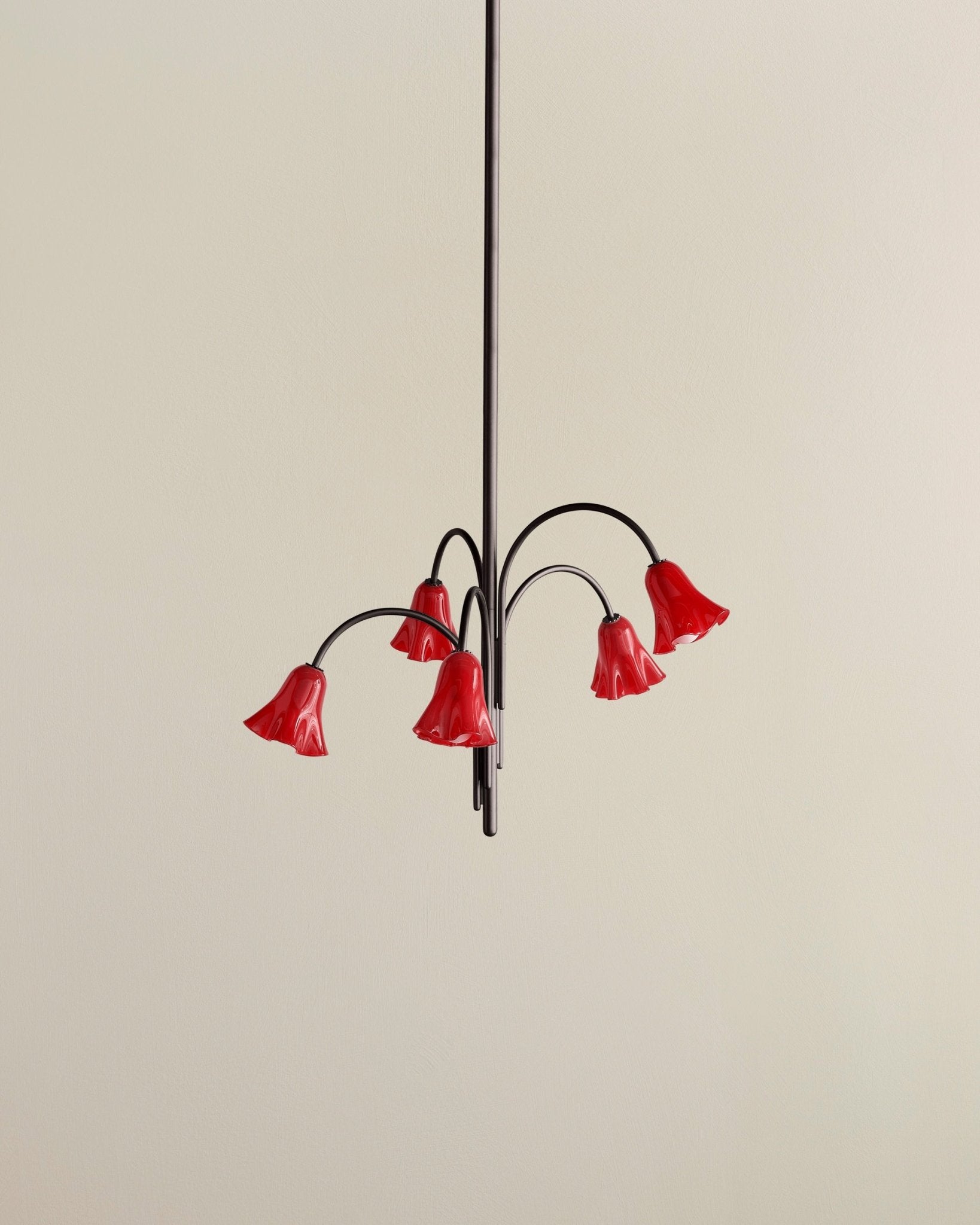 Aurora Chandelier Blossom Petal Glass Arms - Neutralighting