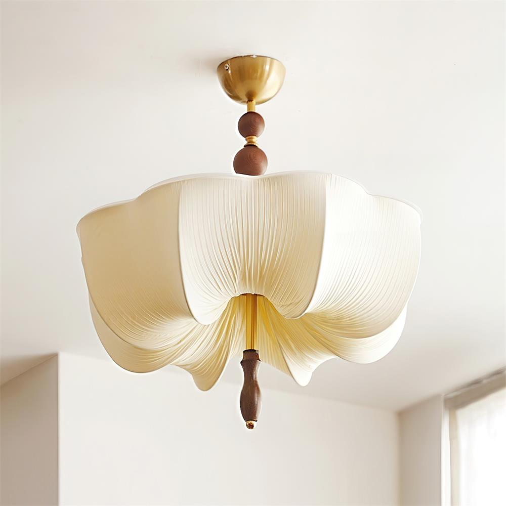 Petalia Moderne Minimalistische Deckenleuchte aus Holz-Letslighting