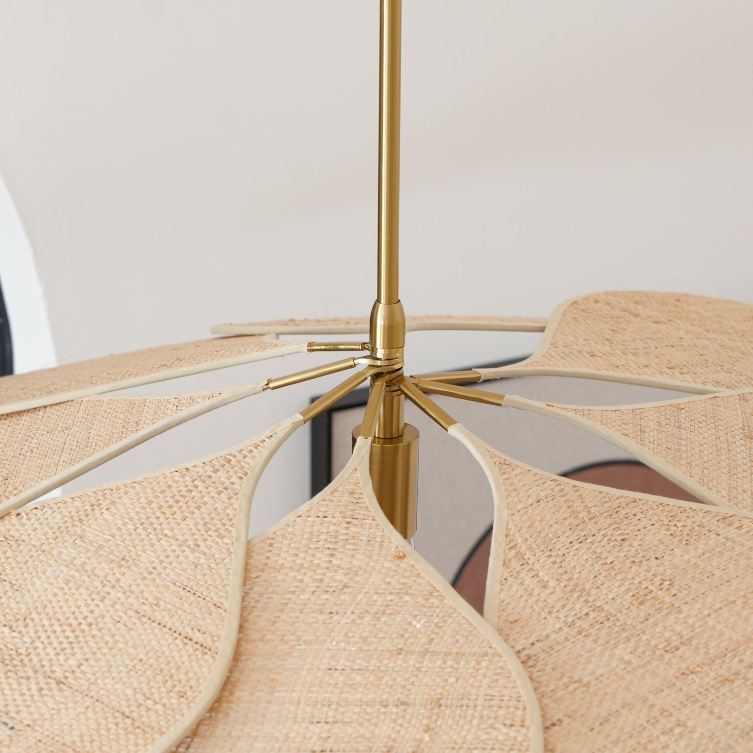 Flora Bohemian Stoff Pendelleuchte-Letslighting