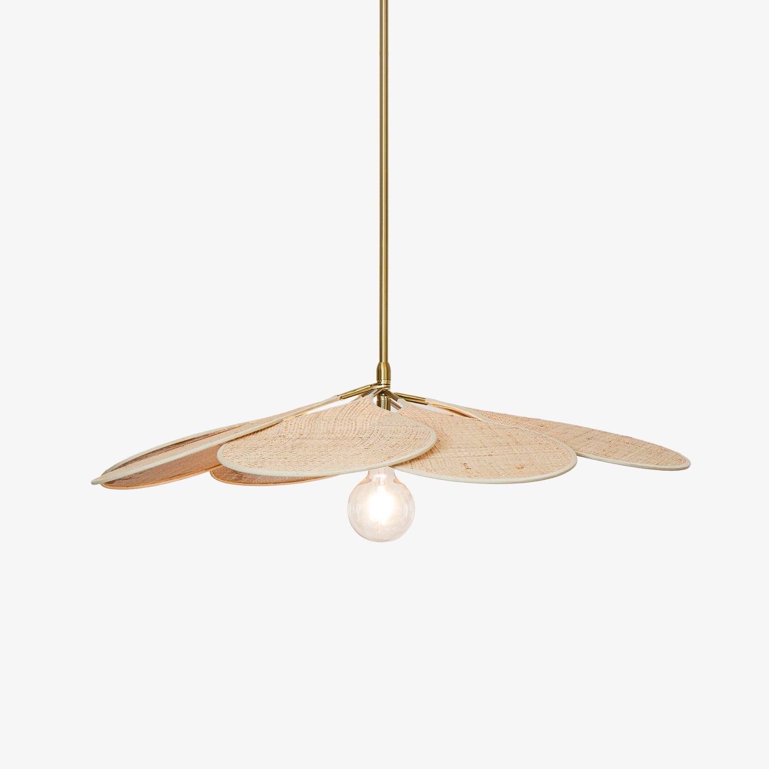 Flora Bohemian Stoff Pendelleuchte-Letslighting