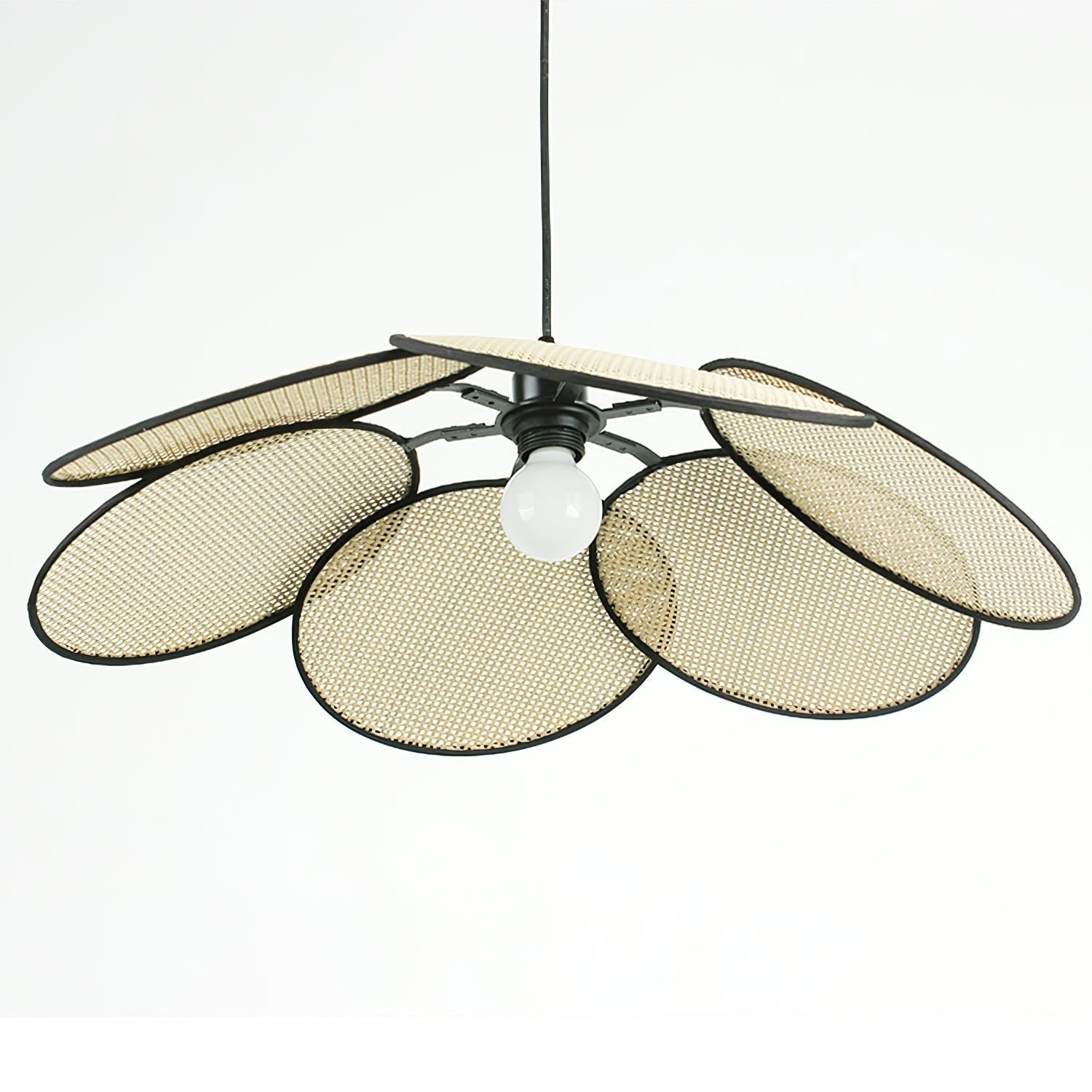 Vemarora Premium Pendelleuchte aus Rattangewebe-Letslighting