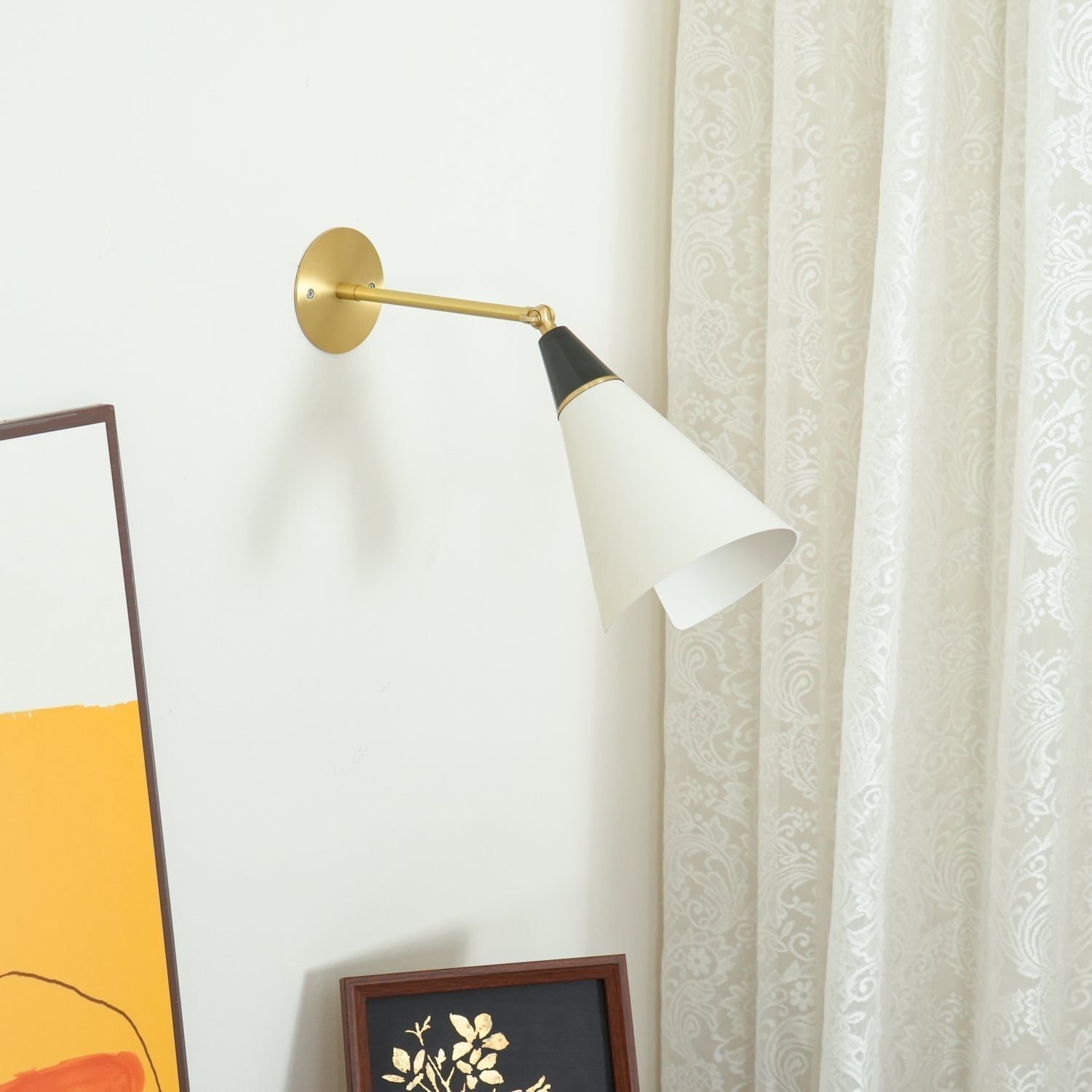 Cevare Messing Glas Luxus Geometrisch Wandleuchte-Letslighting