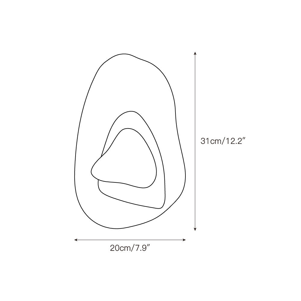 Zenorarae Individual Creativity Glass Travertine Wall Lamp - Letslighting