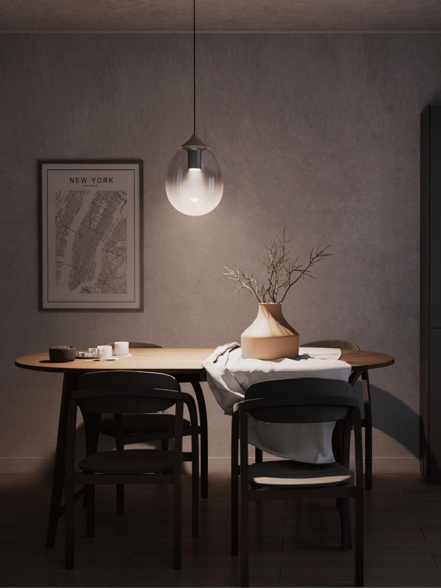 Ovoin Künstlerische Glas Pendelleuchte-Letslighting