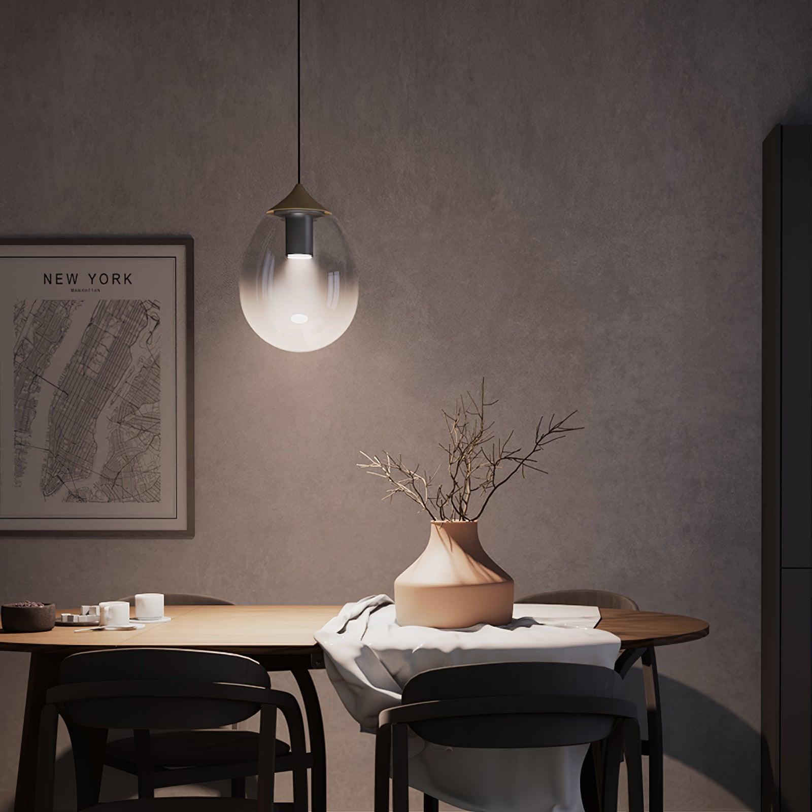 Ovoin Künstlerische Glas Pendelleuchte-Letslighting