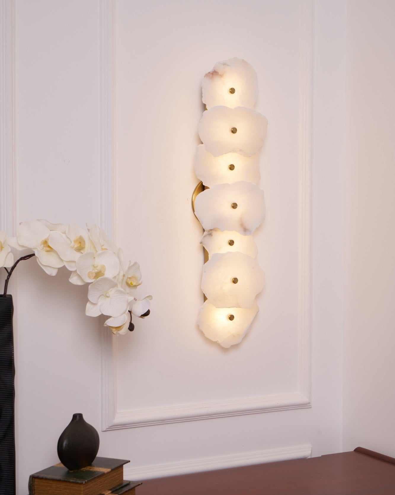 Alaeila Blumenbukett Alabaster Wandleuchte-Letslighting