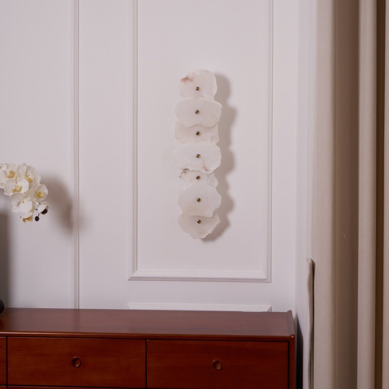 Alaeila Blumenbukett Alabaster Wandleuchte-Letslighting