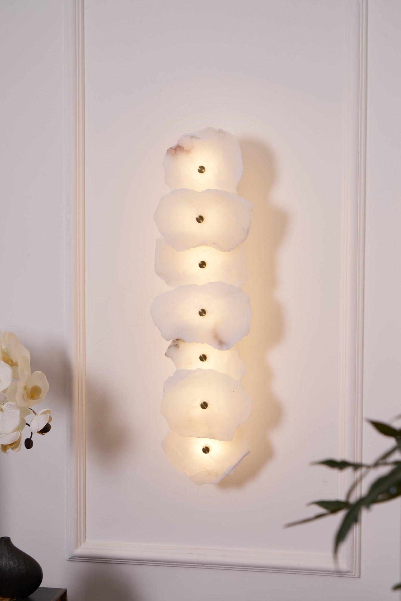 Alaeila Blumenbukett Alabaster Wandleuchte-Letslighting
