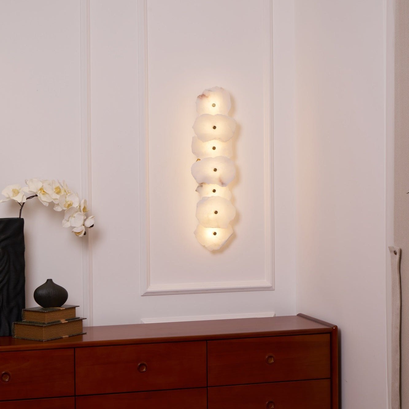 Alaeila Blumenbukett Alabaster Wandleuchte-Letslighting