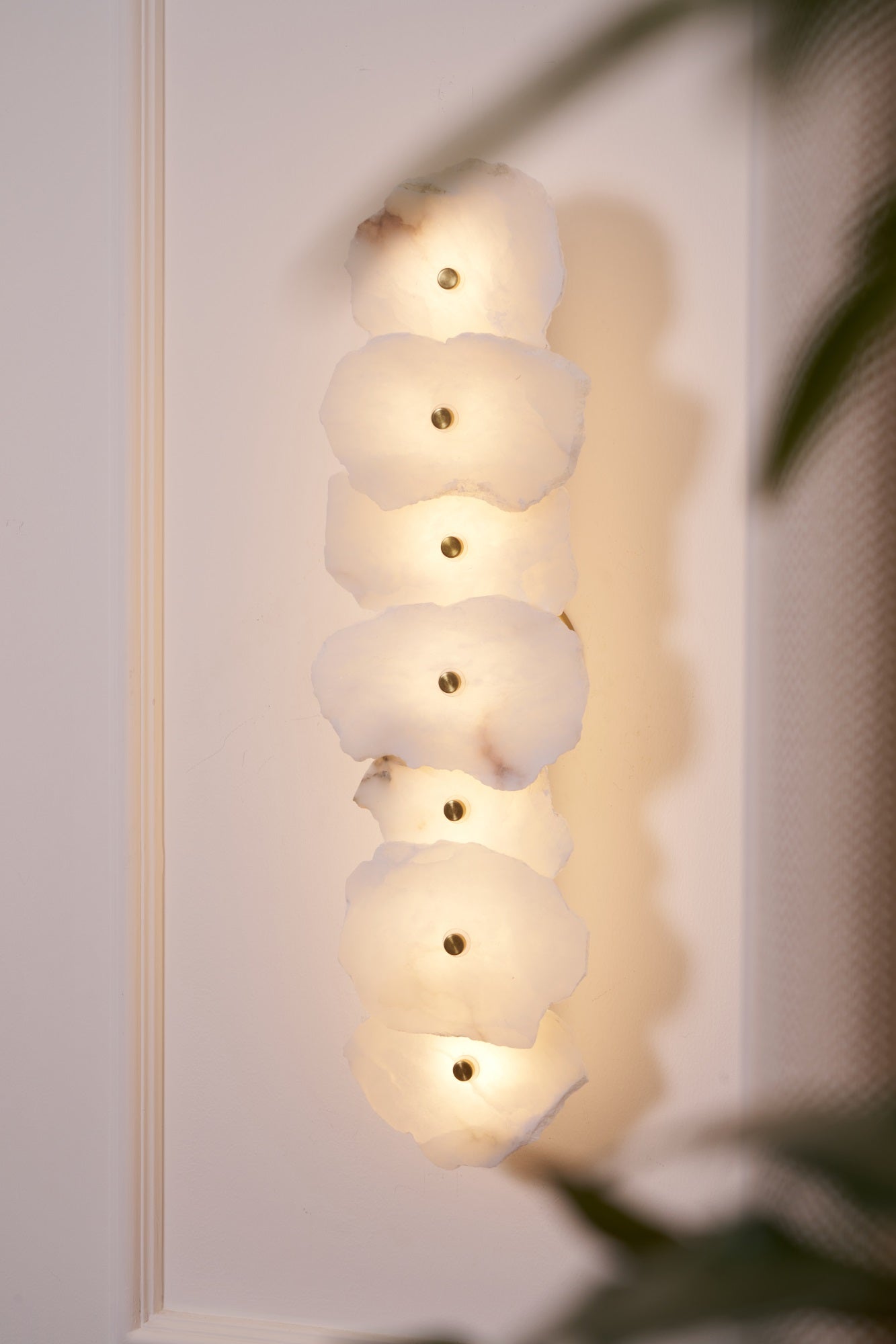 Alaeila Floral Cluster Alabaster Wall Light - Blowlighting