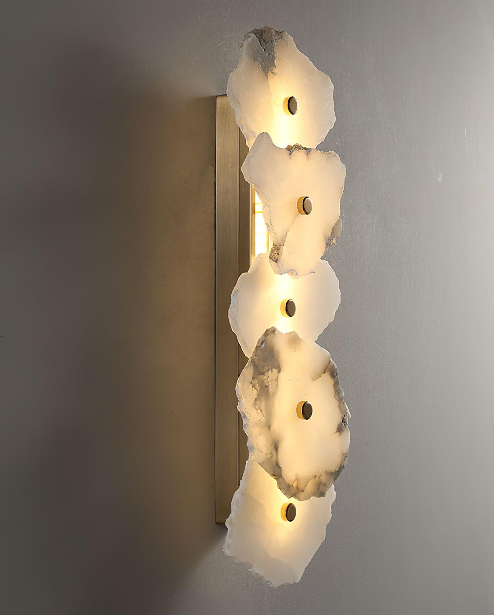 Alaeila Blumenbukett Alabaster Wandleuchte-Letslighting