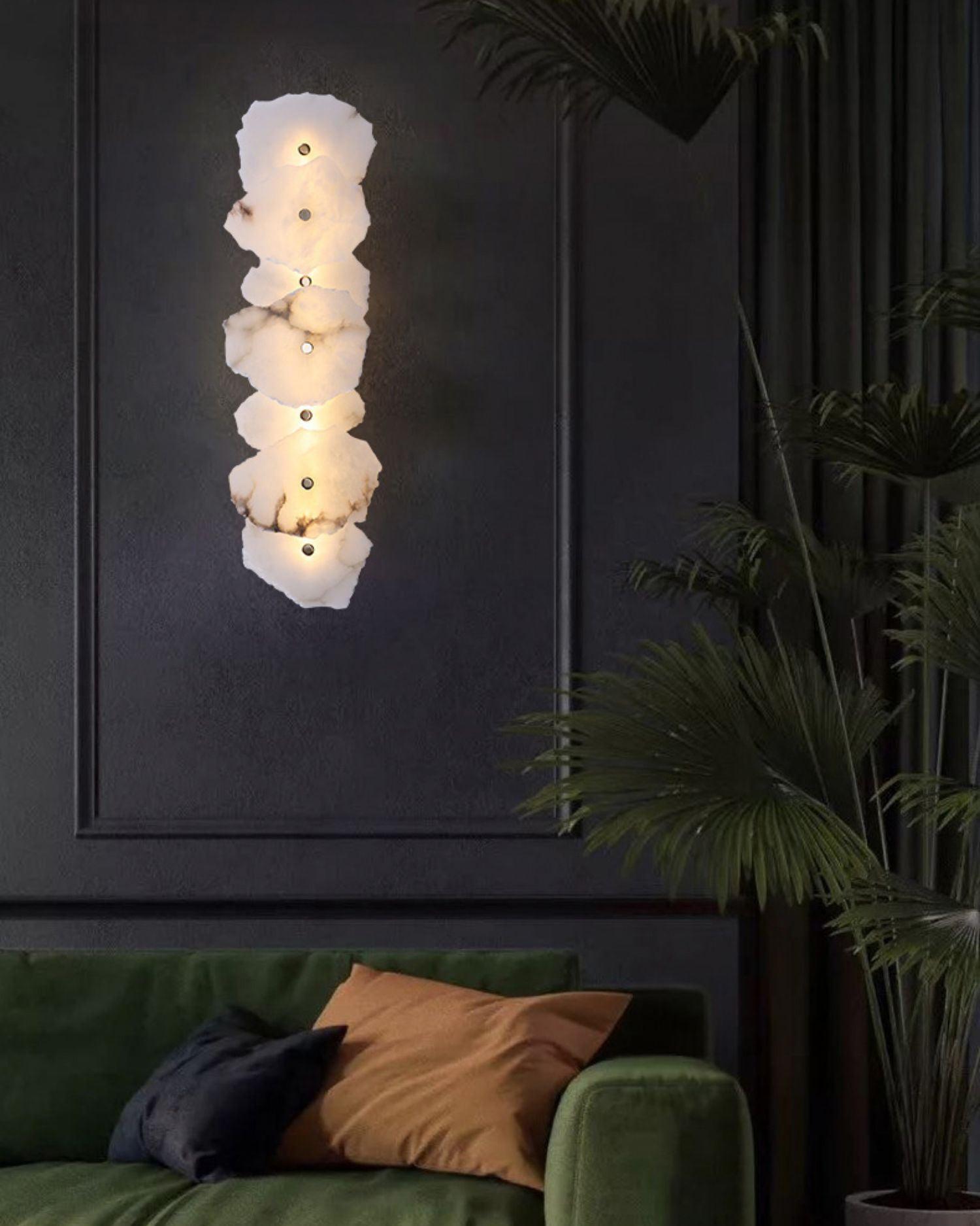 Alaeila Blumenbukett Alabaster Wandleuchte-Letslighting