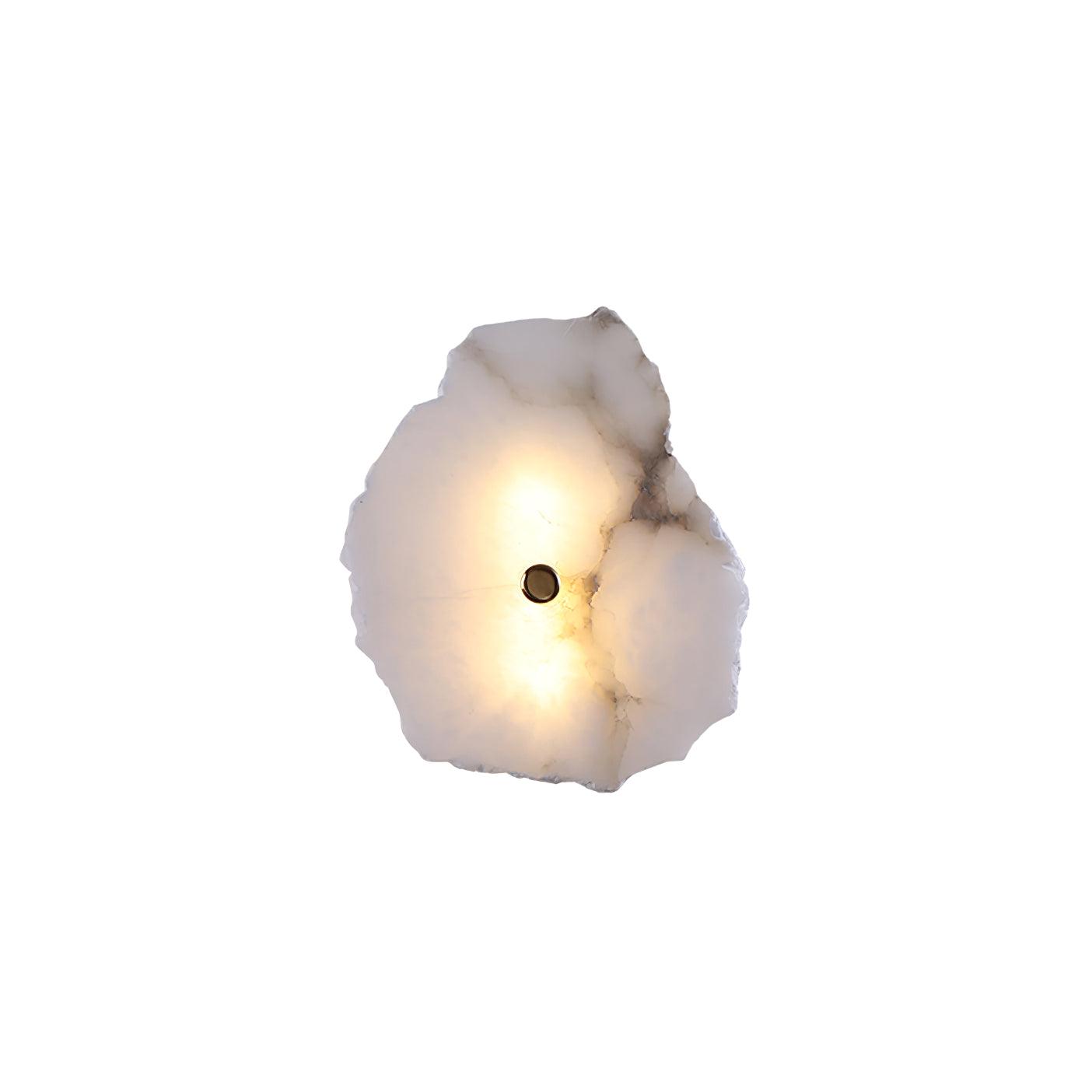 Cevra Alabaster-Blumen-Wandleuchte