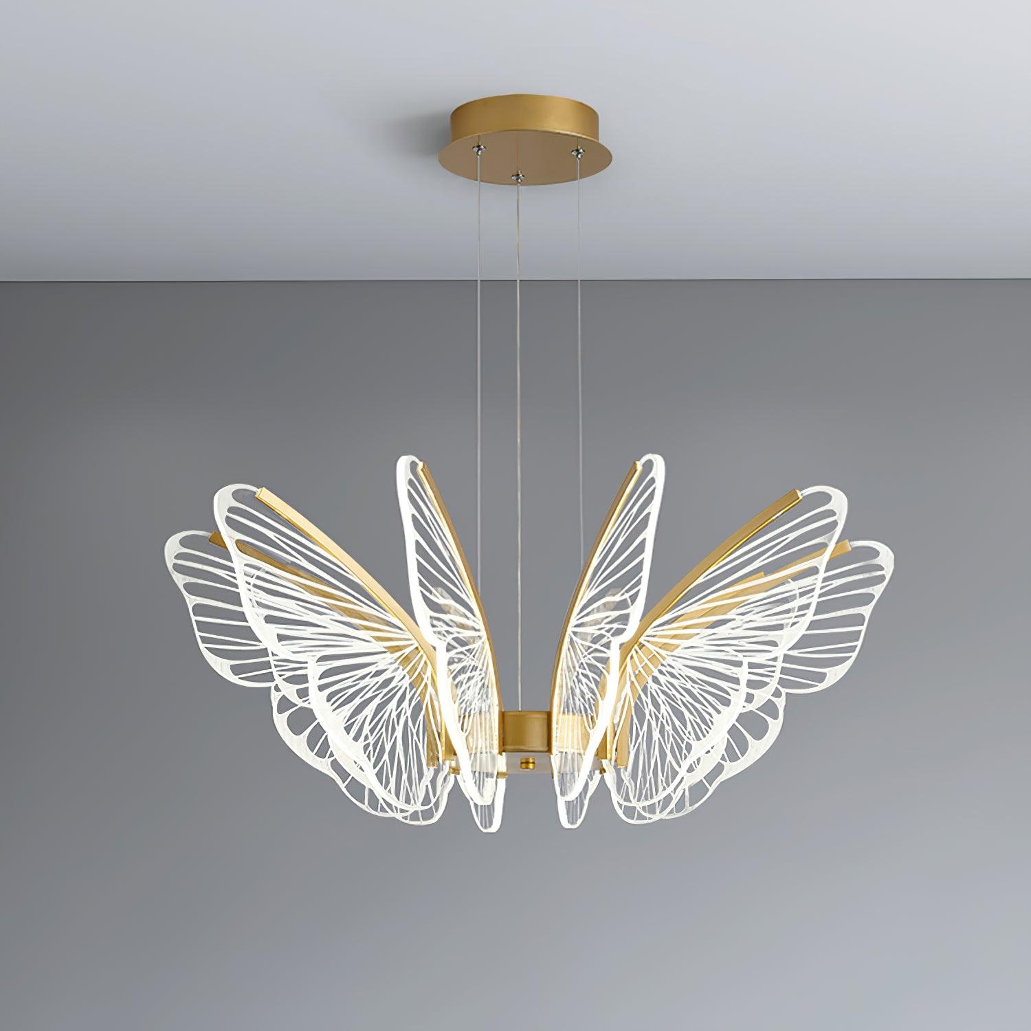 Lustra Kronleuchter Schmetterlingsflügel Kristall-Letslighting