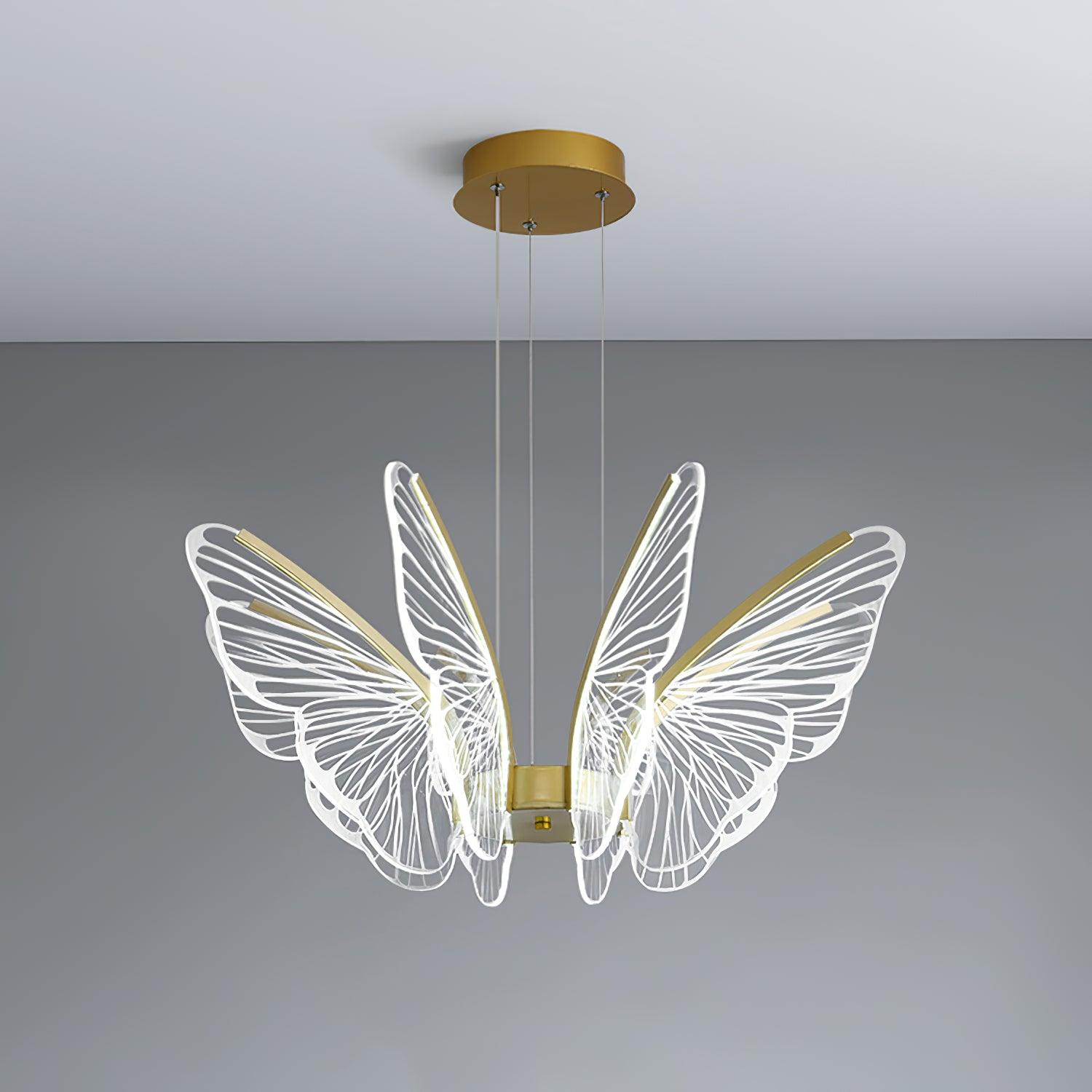 Lustra Kronleuchter Schmetterlingsflügel Kristall-Letslighting