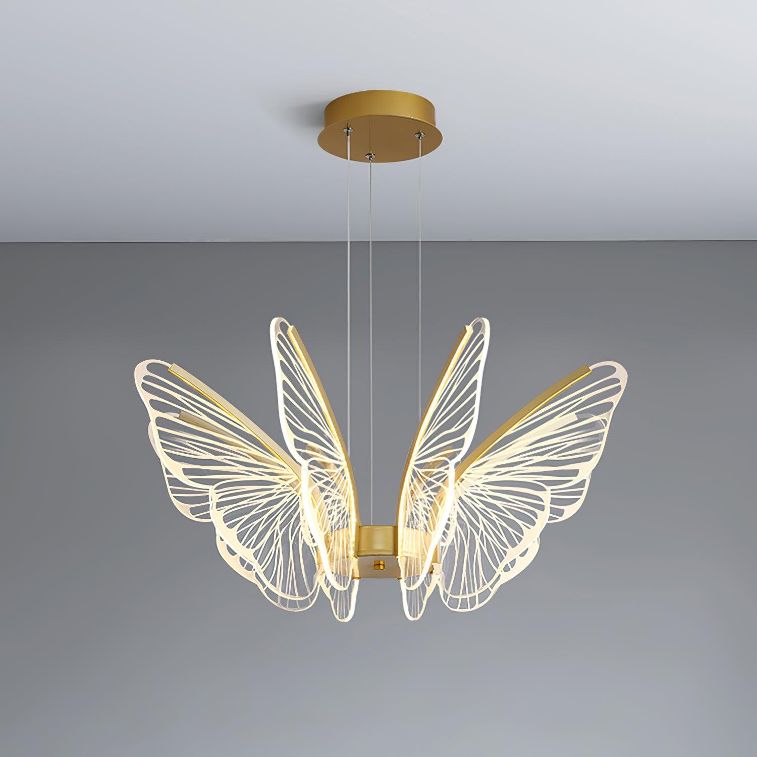 Lustra Kronleuchter Schmetterlingsflügel Kristall-Letslighting