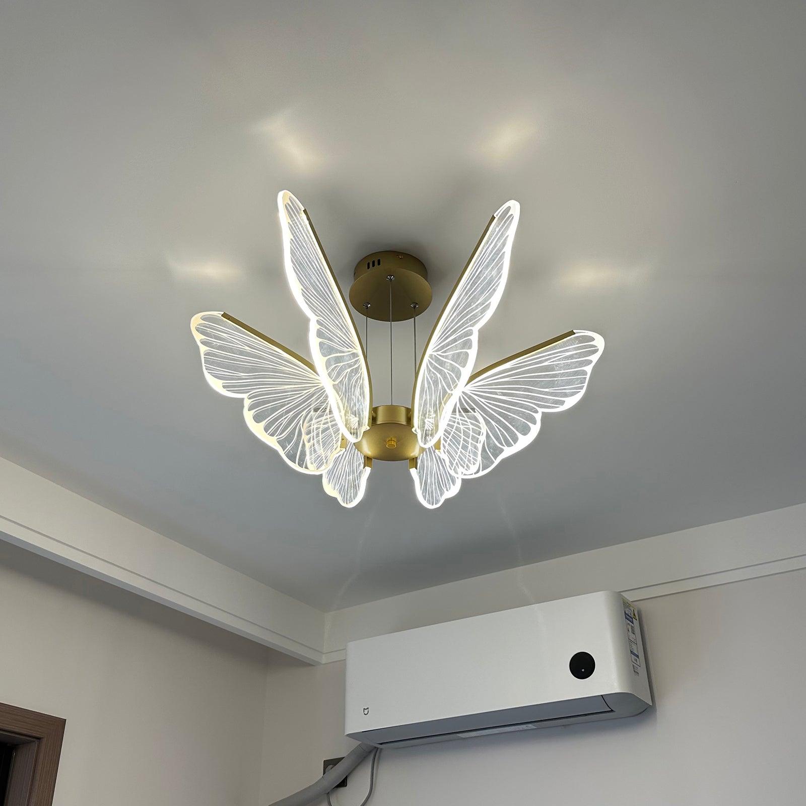 Lustra Kronleuchter Schmetterlingsflügel Kristall-Letslighting