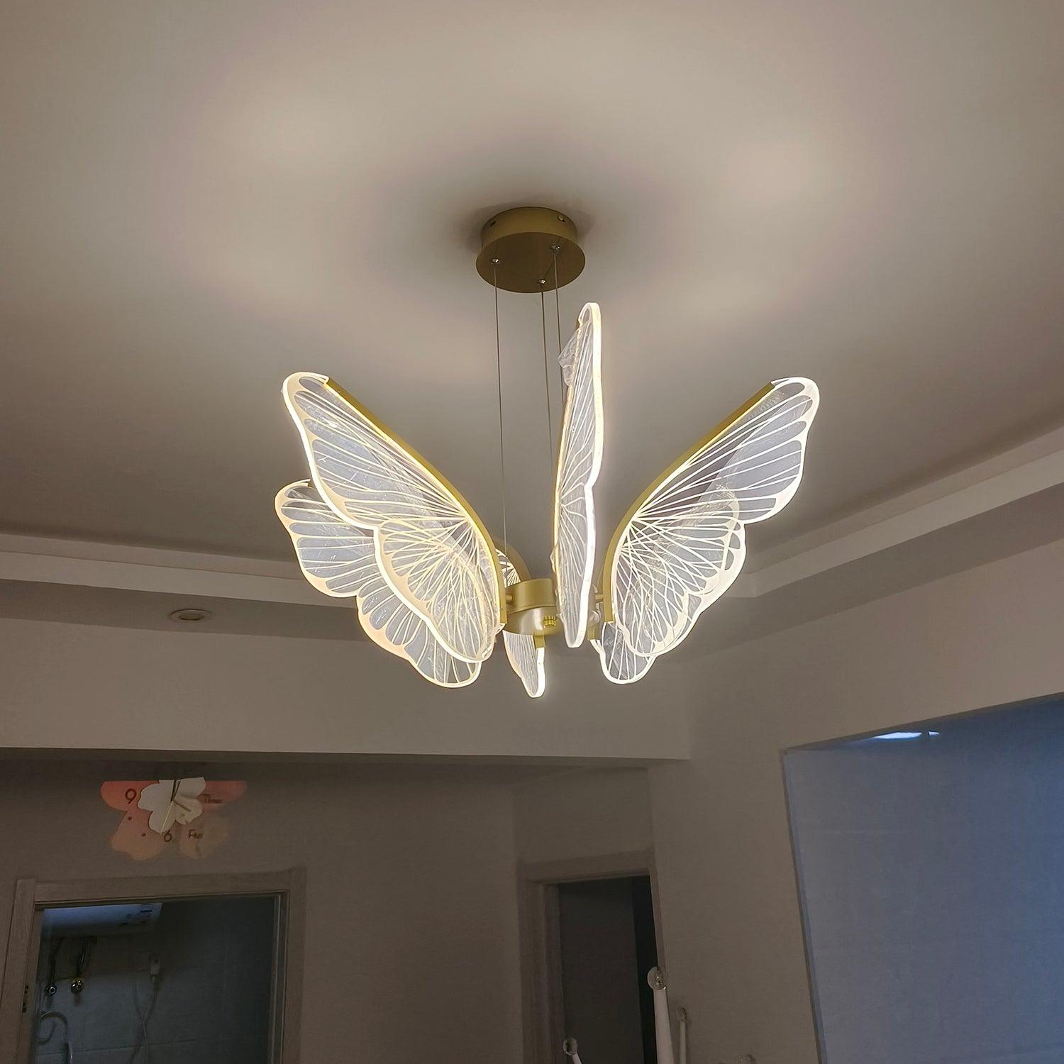 Lustra Kronleuchter Schmetterlingsflügel Kristall-Letslighting