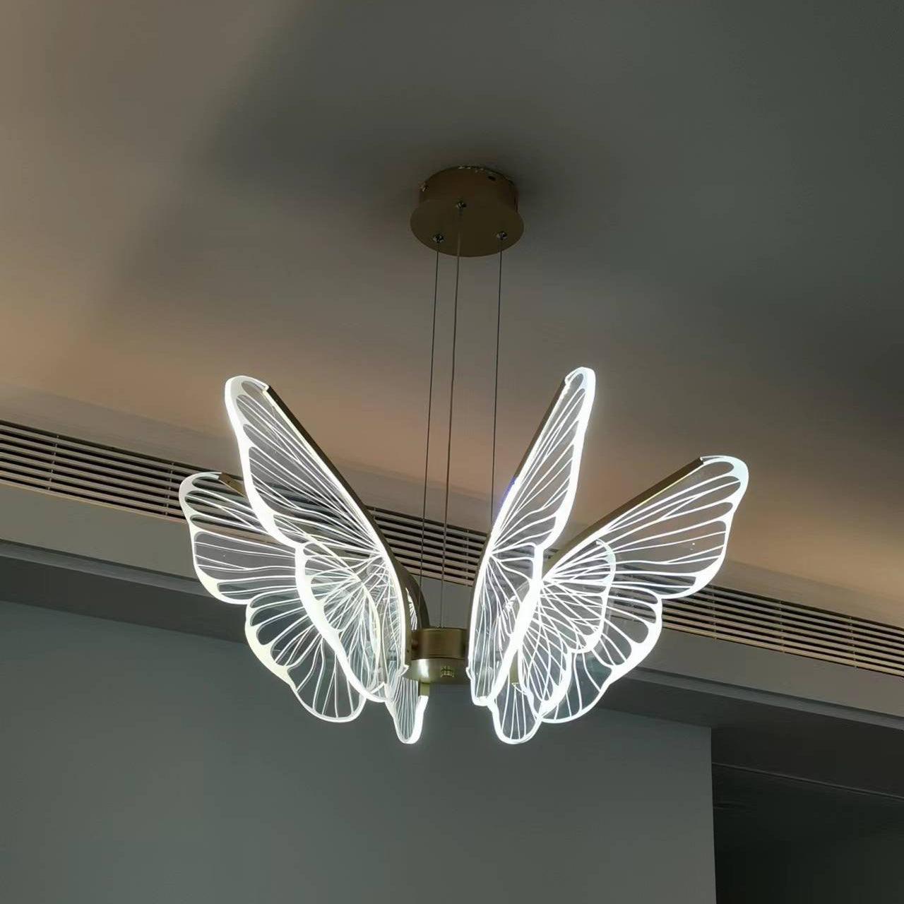 Lustra Kronleuchter Schmetterlingsflügel Kristall-Letslighting