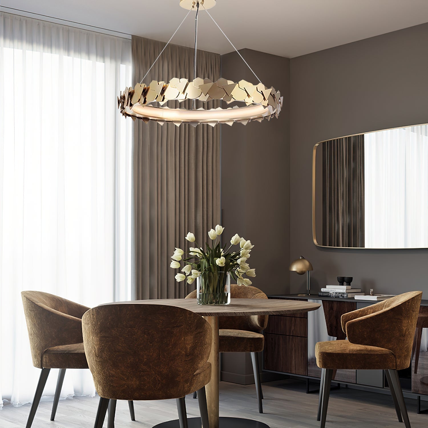 Philomenos Eleganter Gold Kronleuchter-Letslighting