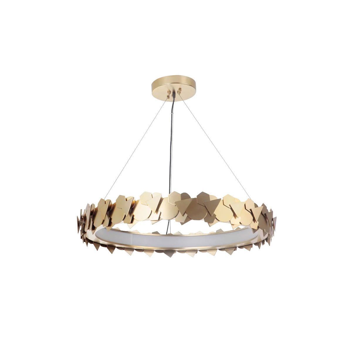 Philomenos Modern Minimalist Halo Metal Chandelier - Letslighting