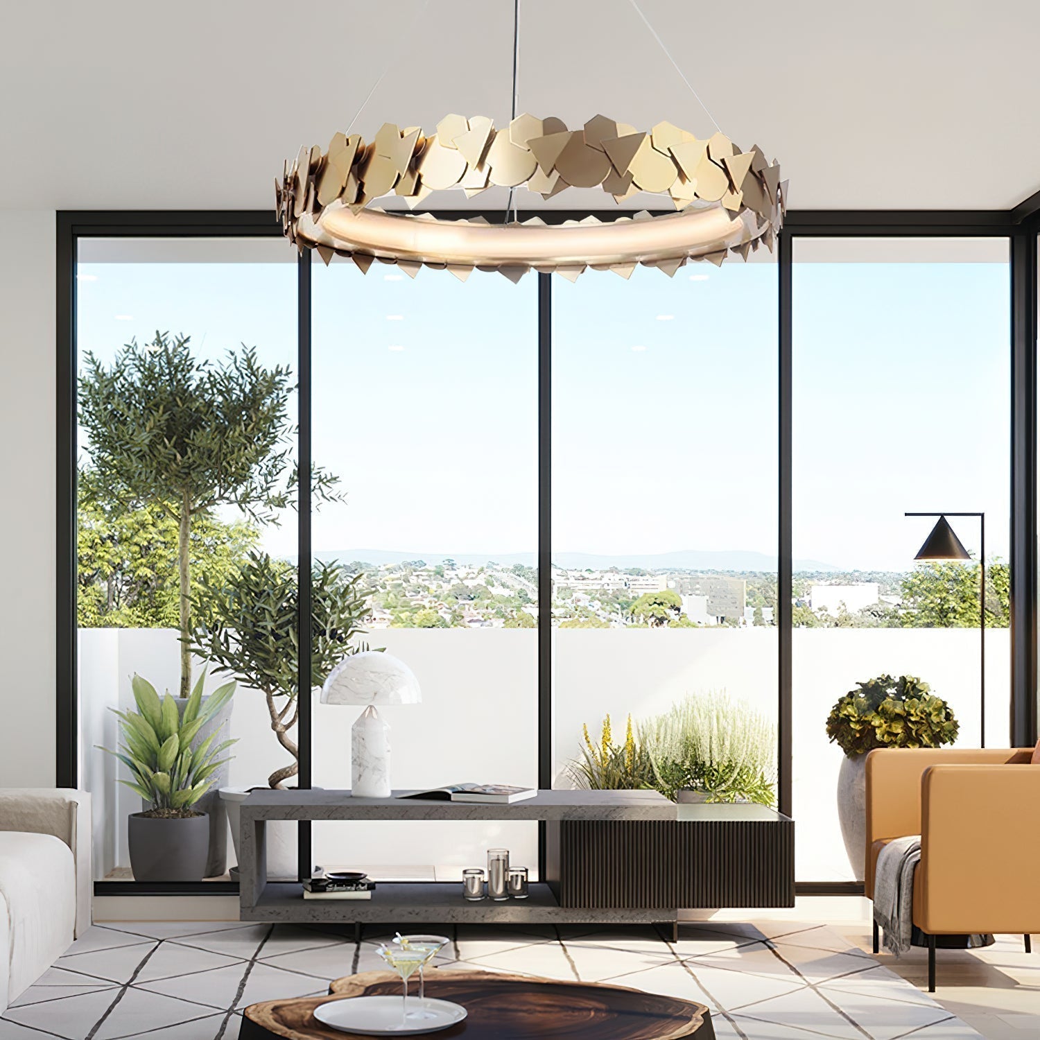 Philomenos Eleganter Gold Kronleuchter-Letslighting