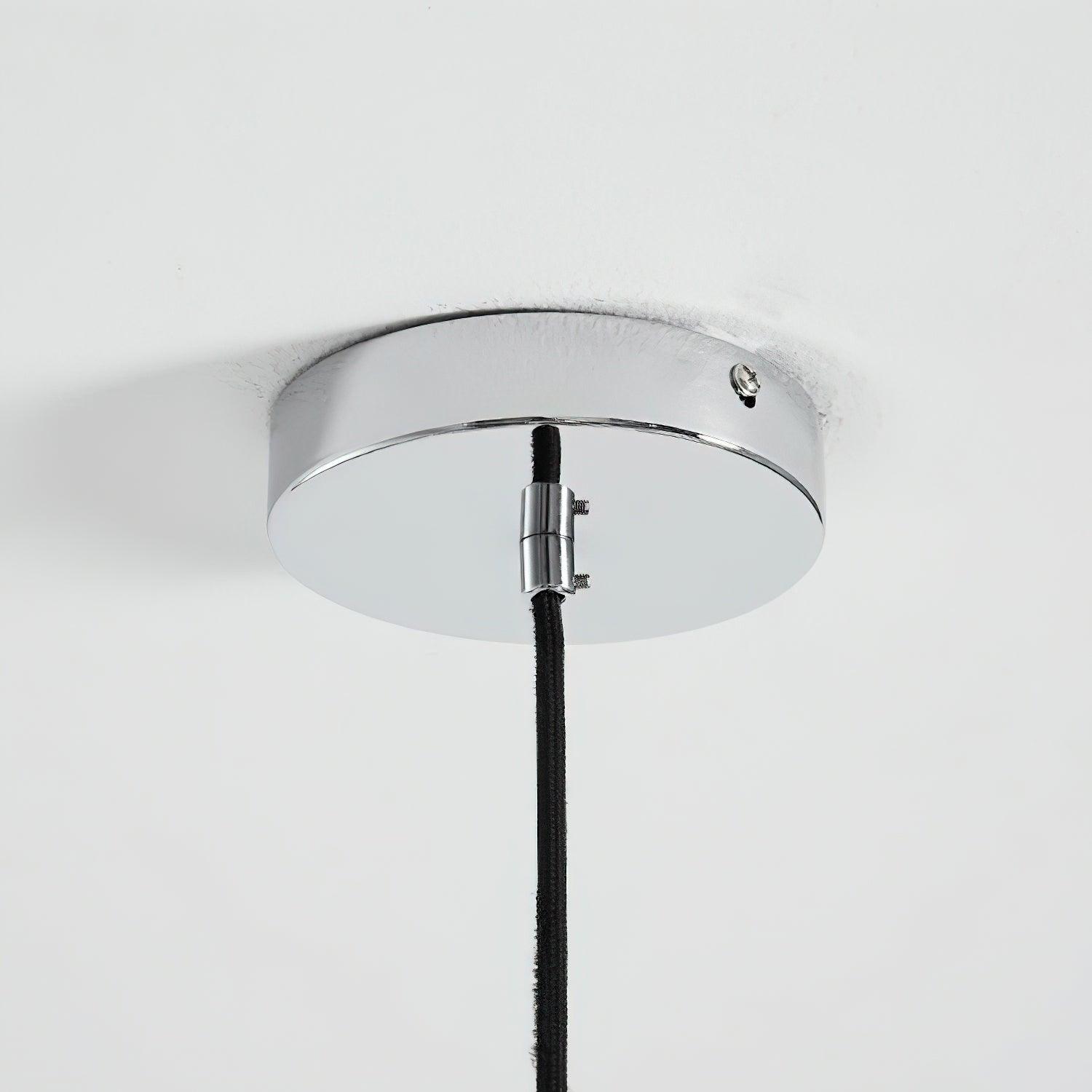 Ulano Kronleuchter in Braun und Orange