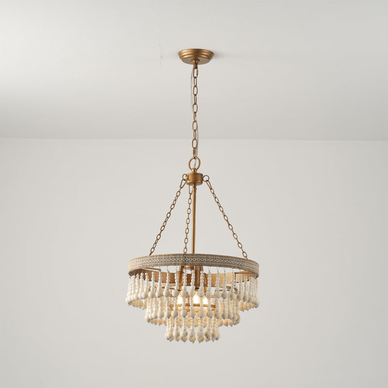 Avrinir Postmoderner Luxus Großer Holz-Kronleuchter-Letslighting