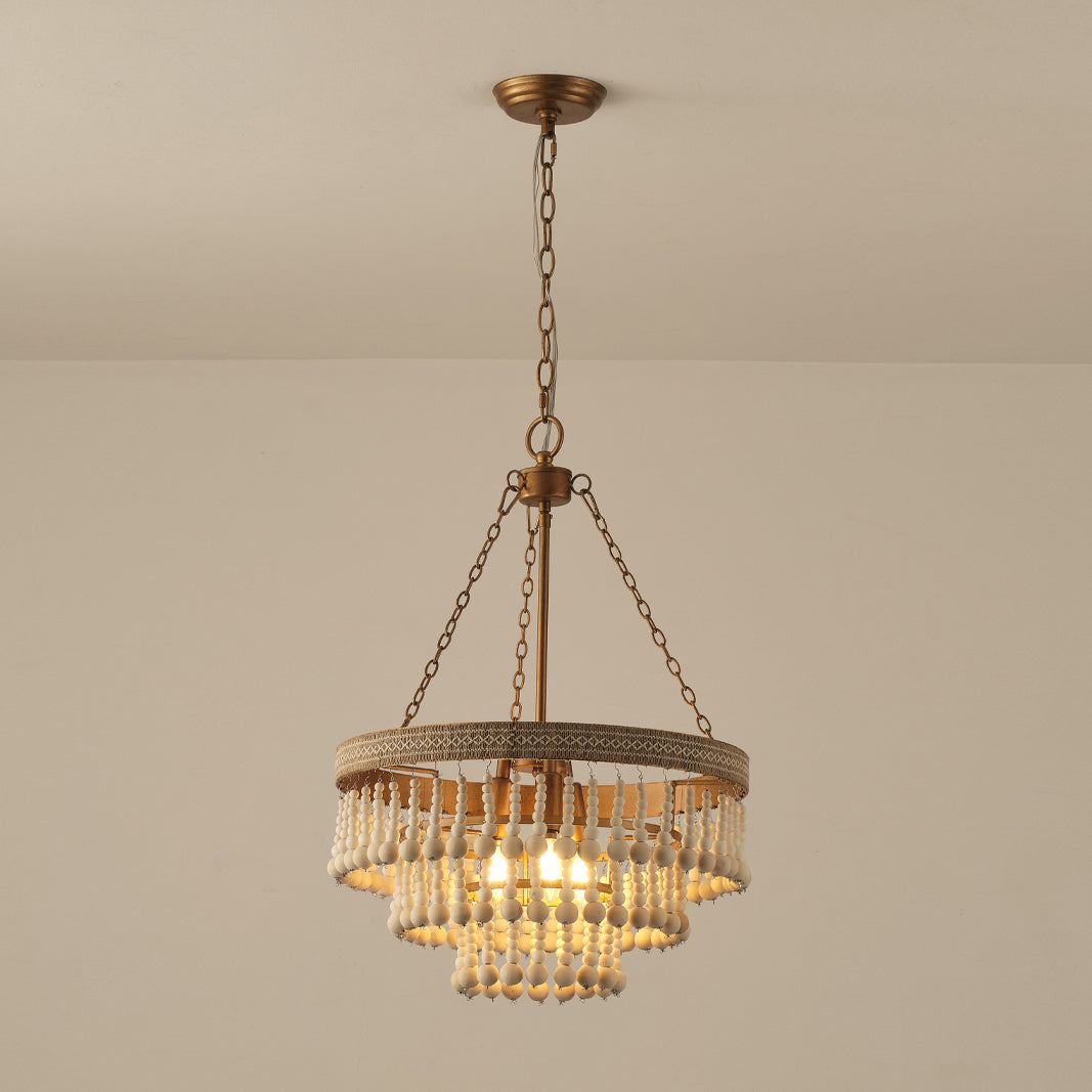 Avrinir Postmoderner Luxus Großer Holz-Kronleuchter-Letslighting