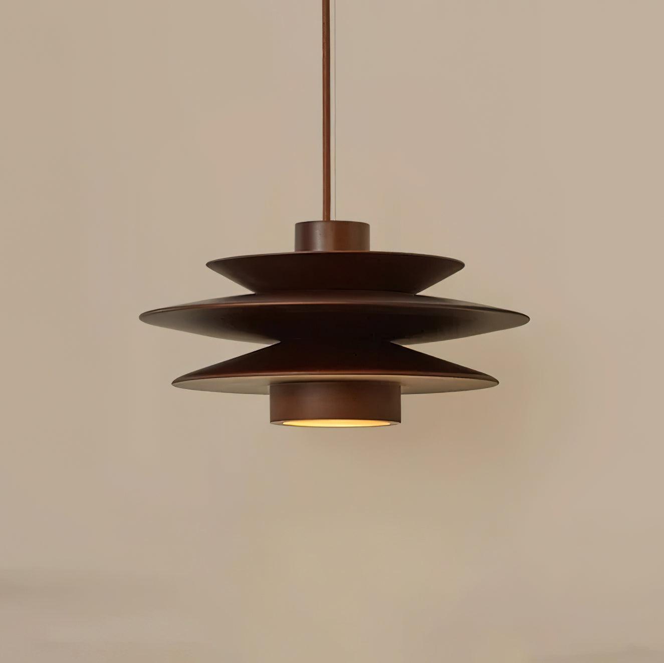 Axis Mid-Century-Pendelleuchte aus Walnussholz-Letslighting